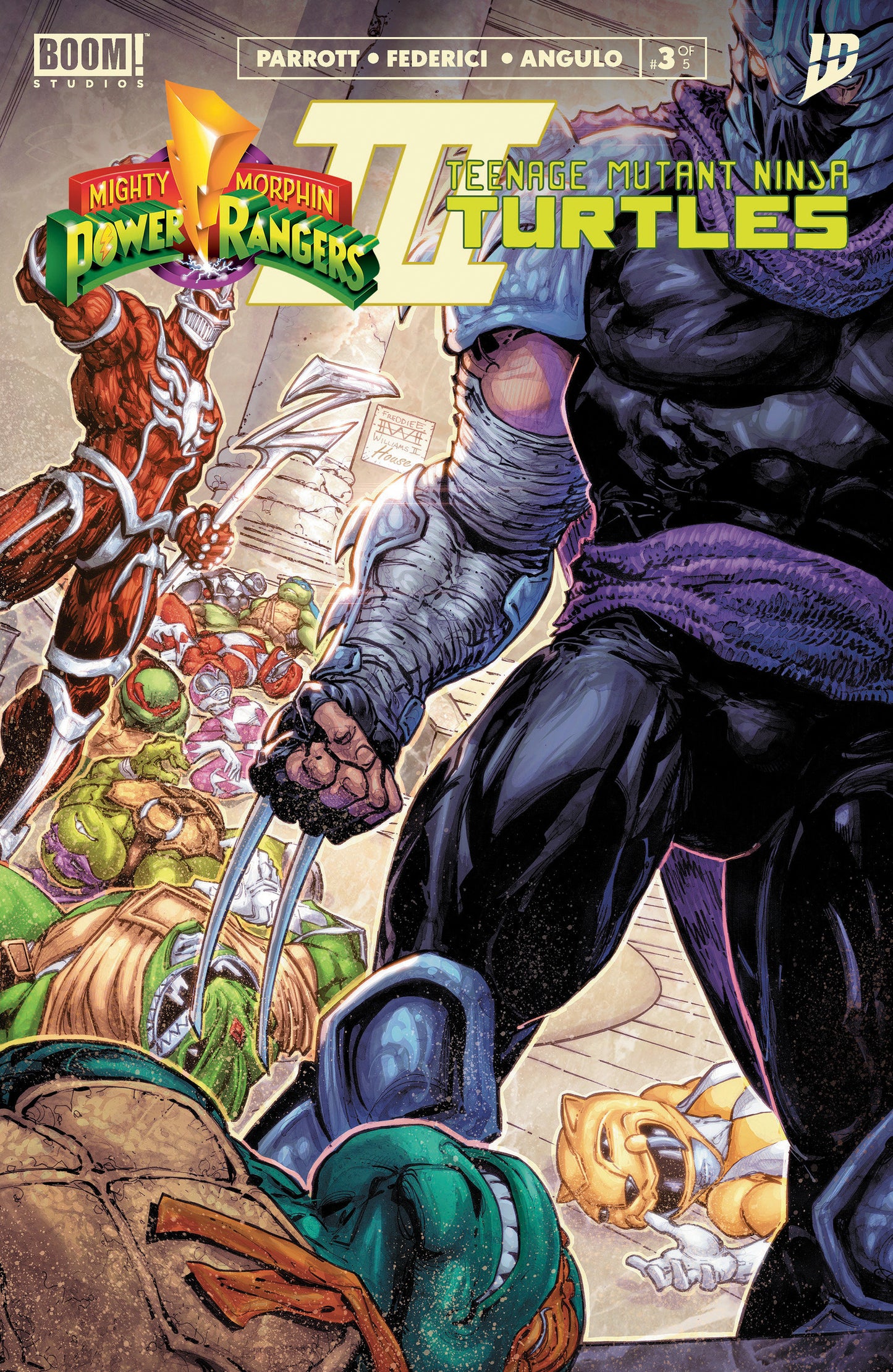Mighty Morphin Power Rangers/Teenage Mutant Ninja Turtles III #3 B Variant (Dressed, Williams) ISBN: 84428401272003021 - Release Date: 11/19/25