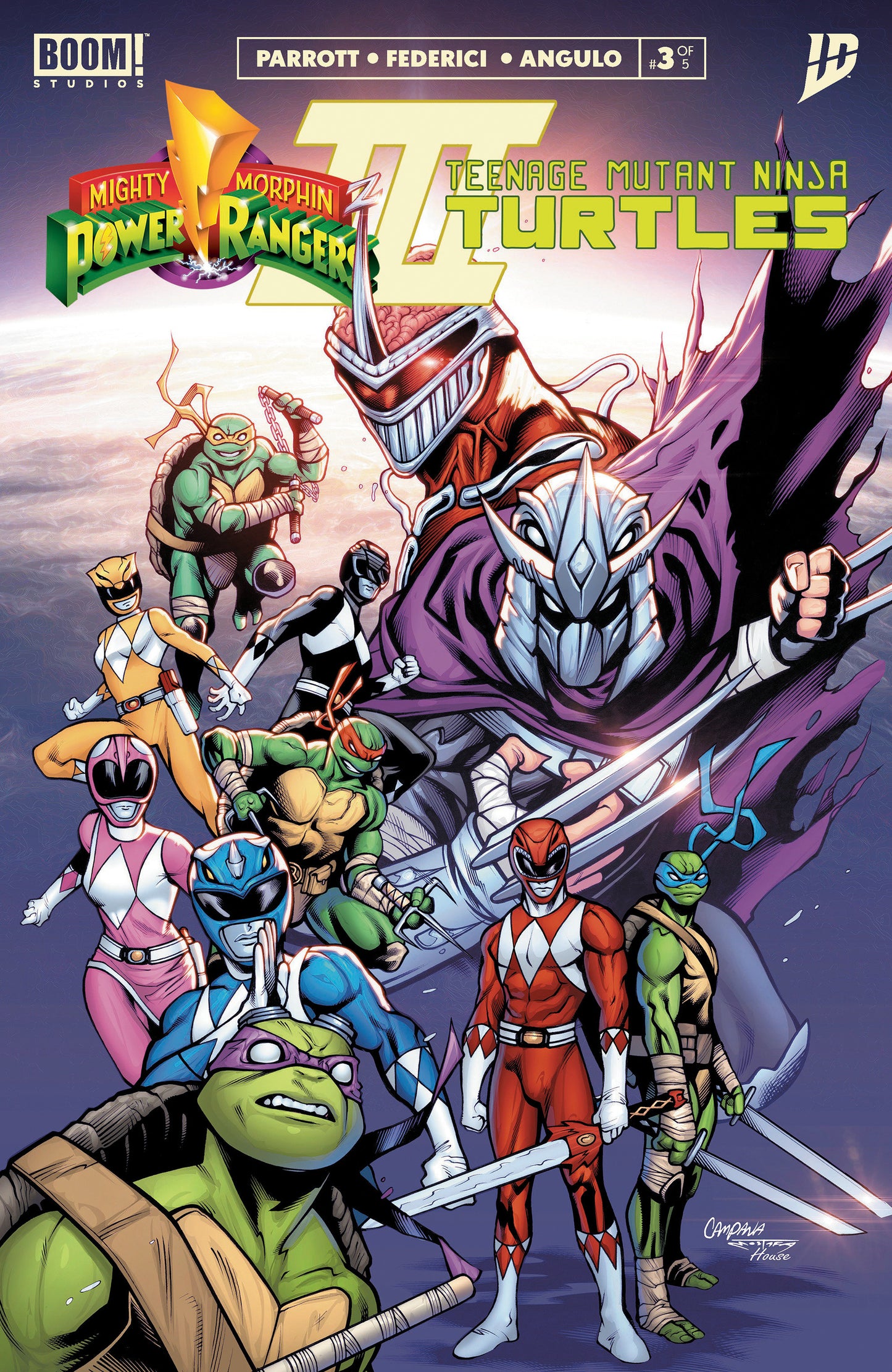 Mighty Morphin Power Rangers/Teenage Mutant Ninja Turtles III #3 J FOC Reveal Variant (Dressed, TBA) ISBN: 84428401272003101 - Release Date: 11/19/25