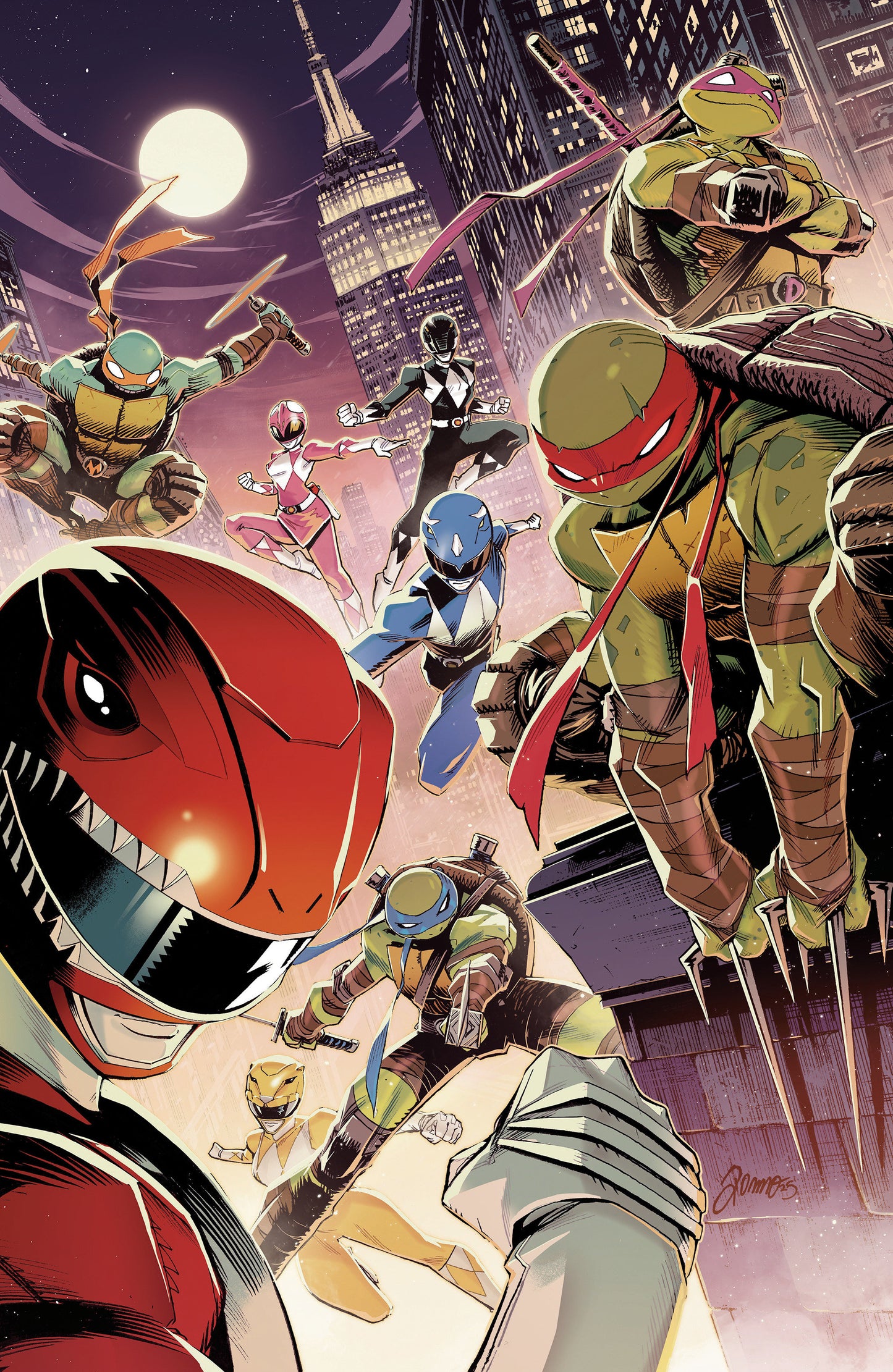 Mighty Morphin Power Rangers/Teenage Mutant Ninja Turtles III #5 C Foil Variant (Full Art, Foil, Zonno) ISBN: 84428401272005031 - FOC DATE: 02/09/2026 - Release Date: 03/18/2026