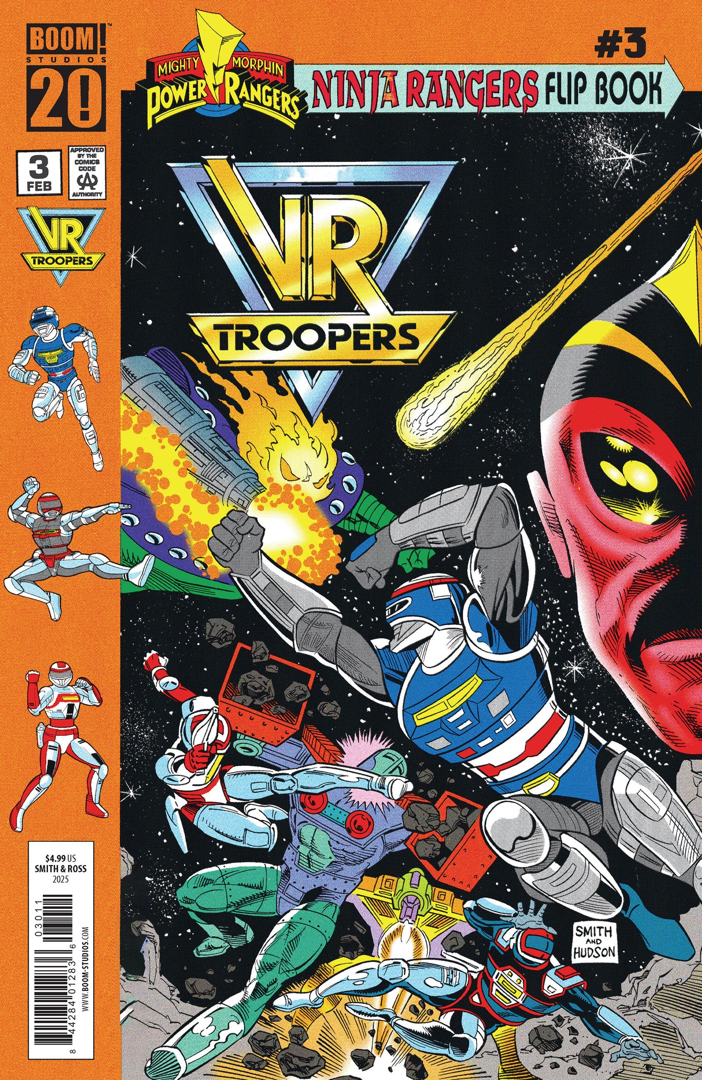 VR Troopers/Power Rangers Flipbook Facsimile Edition #3 A Main (Dressed, Smith) ISBN: 84428401283603011 - Release Date: 11/12/25