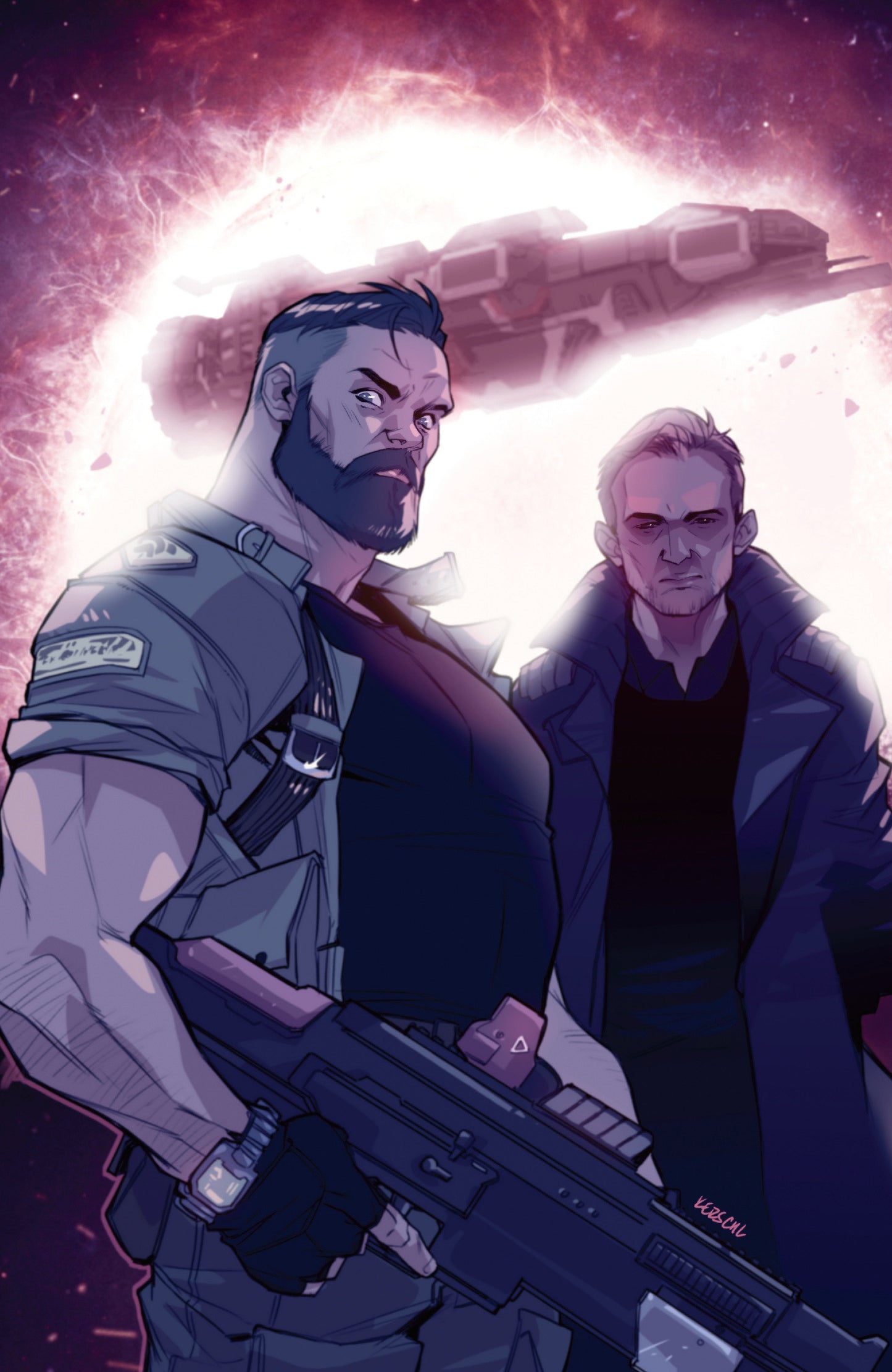 The Expanse: A Little Death #4 E Unlimited Variant (Full Art, Kerschel) ISBN: 84428401284304051 - Release Date: 2/11/26