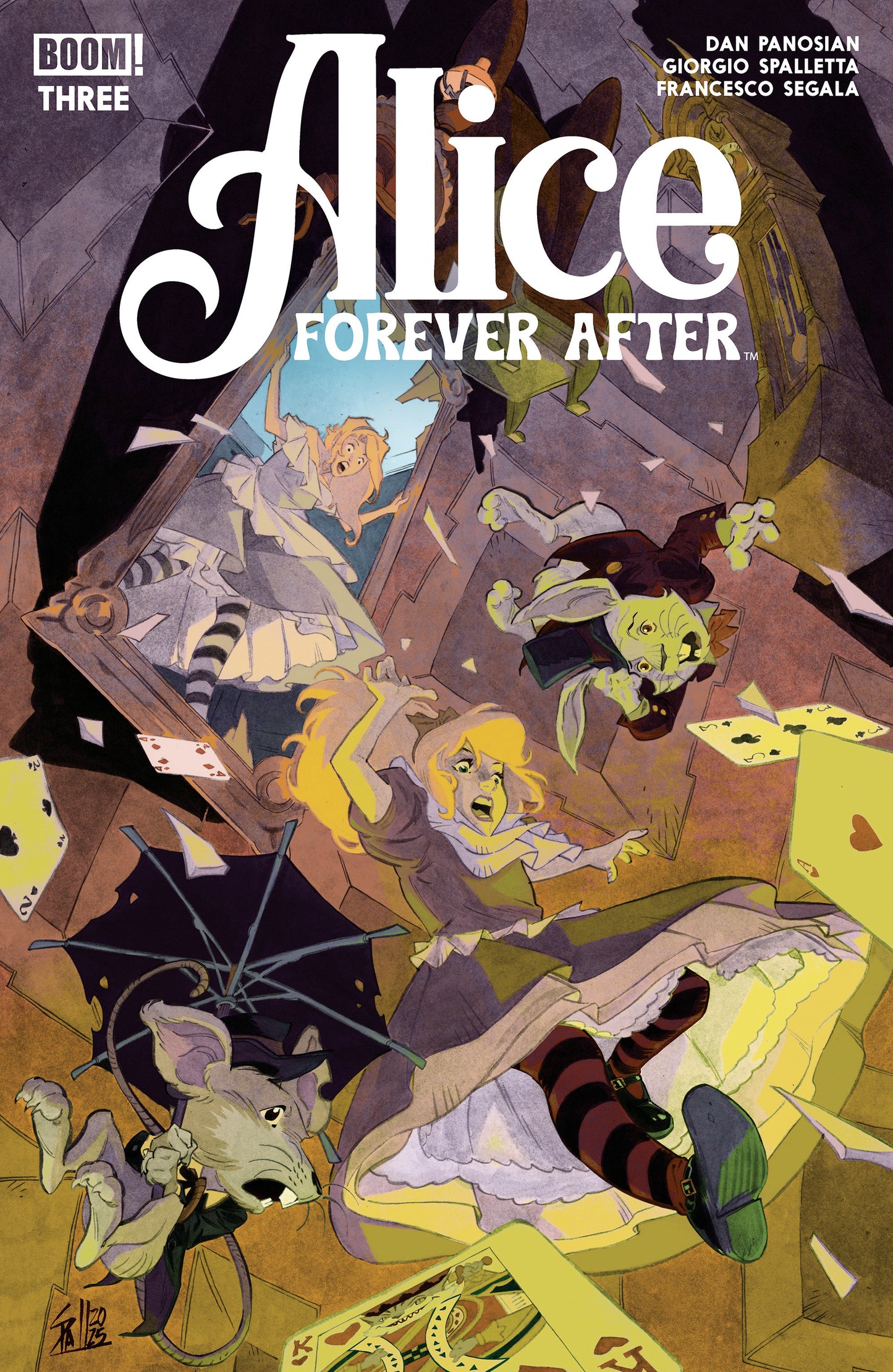 Alice Forever After #3 B Variant (Dressed, Spalletta) ISBN: 84428401291103021 - FOC DATE: 3/2/26 - Release Date: 4/8/26