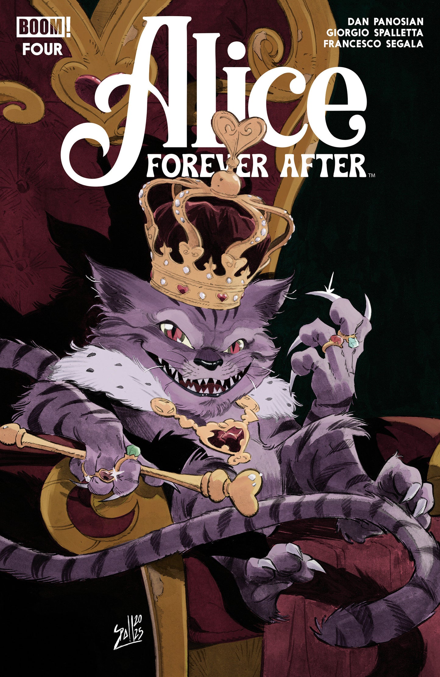 Alice Forever After #4 B Variant (Dressed, Spalletta) ISBN: 84428401291104021 - FOC DATE: 5/10/26 - Release Date: 6/24/26