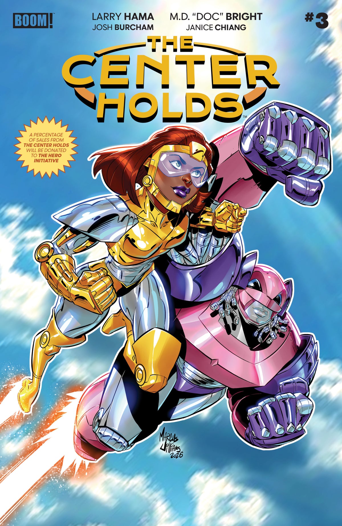 The Center Holds #3 B Variant (Dressed, Williams) ISBN: 84428401318503021 - FOC DATE: 3/29/26 - Release Date: 5/6/26