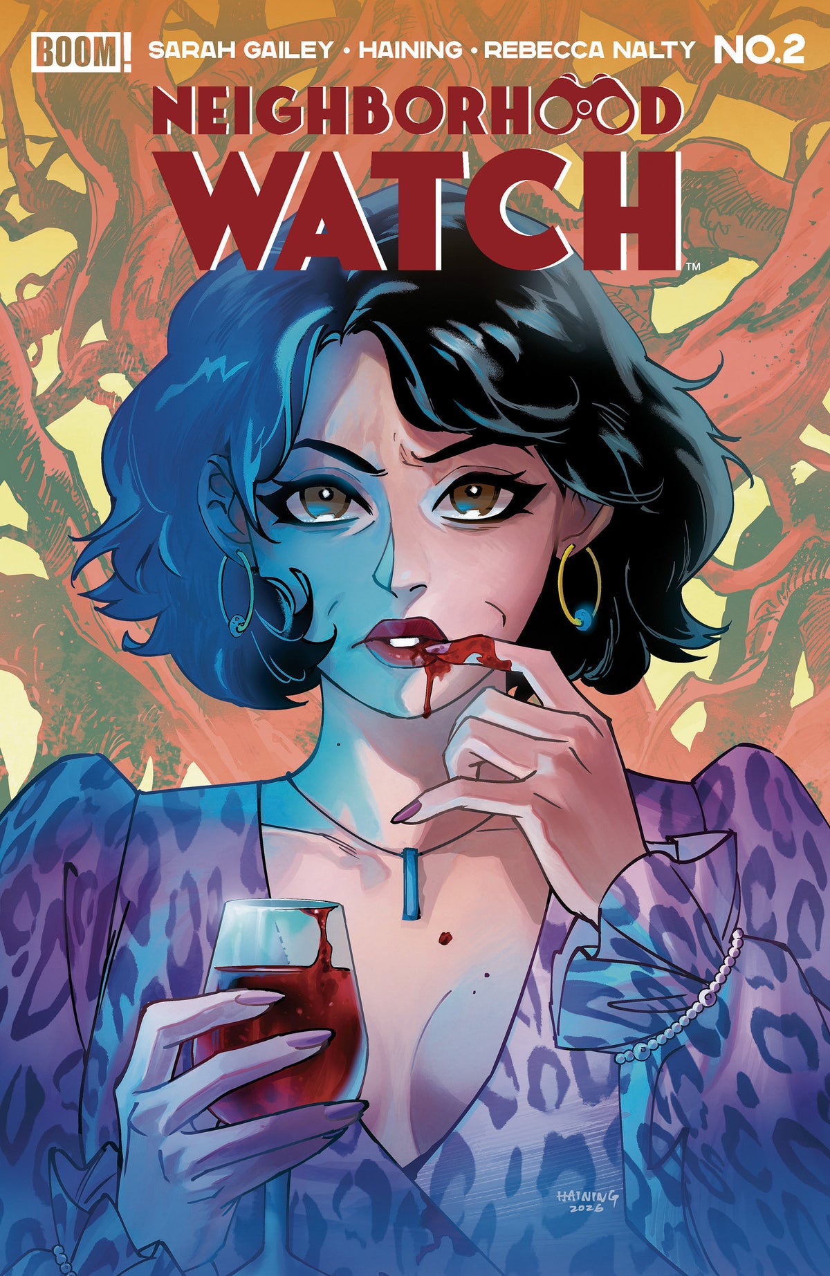 Neighborhood Watch #2 A Main (Dressed, Haining) ISBN: 84428401319202011 - FOC DATE: 4/5/26 - Release Date: 5/20/26