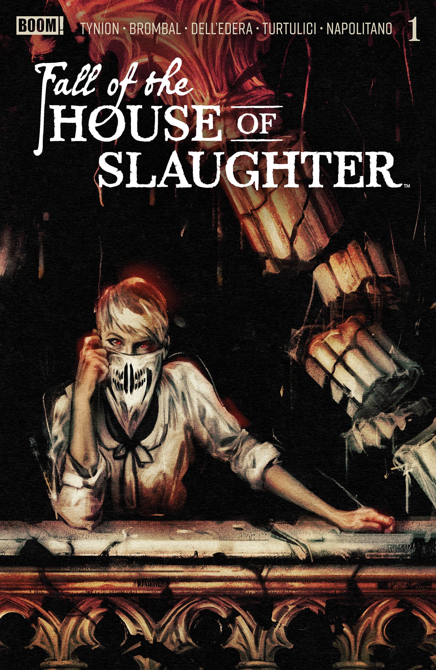 Fall of the House of Slaughter #1 A Main (Dressed, Connelly) ISBN: 84428401330701011 - FOC DATE: 3/22/26 - Release Date: 5/6/26