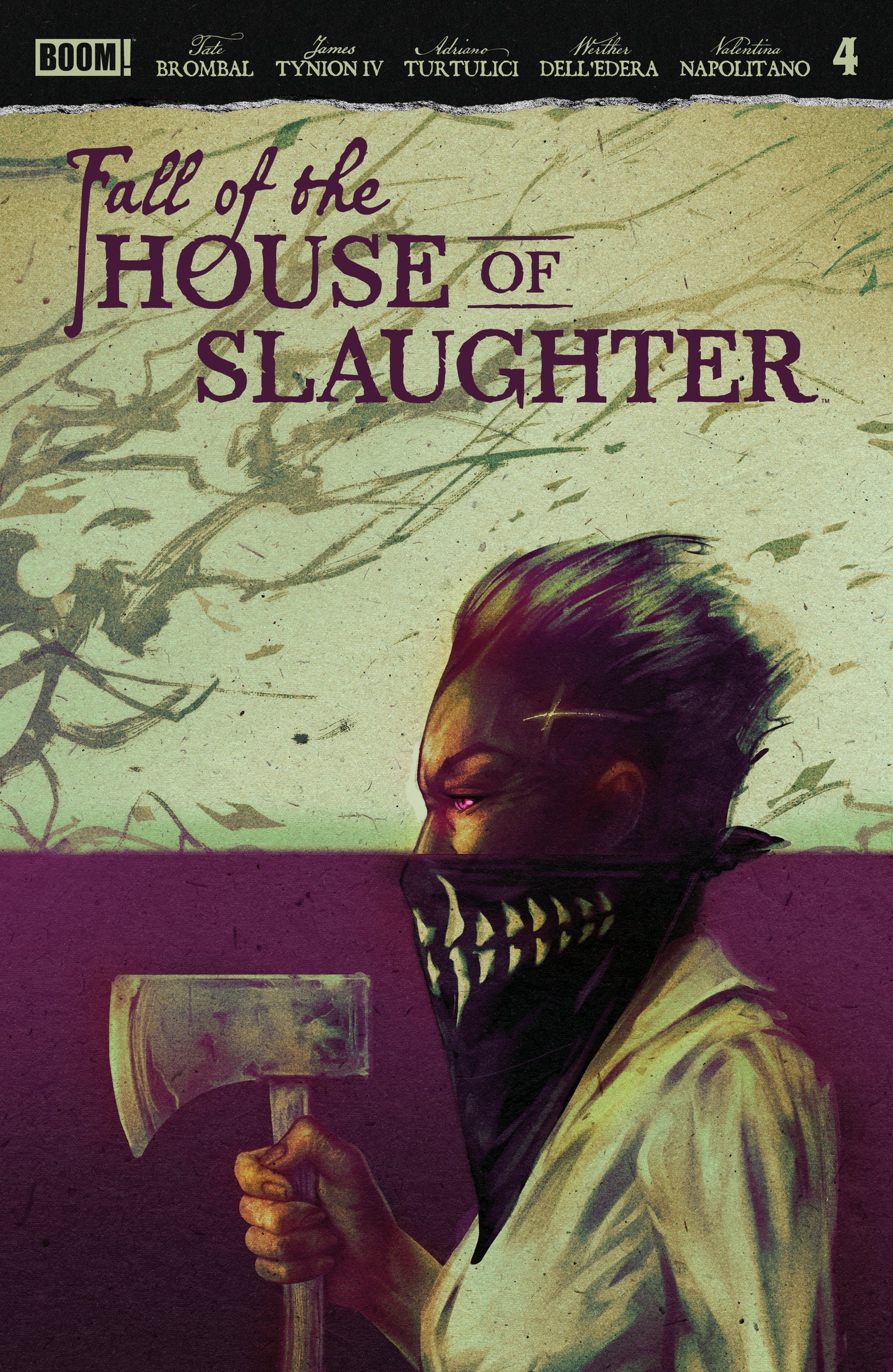 Fall of the House of Slaughter #4 A Main (Dressed, Connelly) ISBN: 84428401330704011 - FOC DATE: 7/12/26 - Release Date: 8/26/26