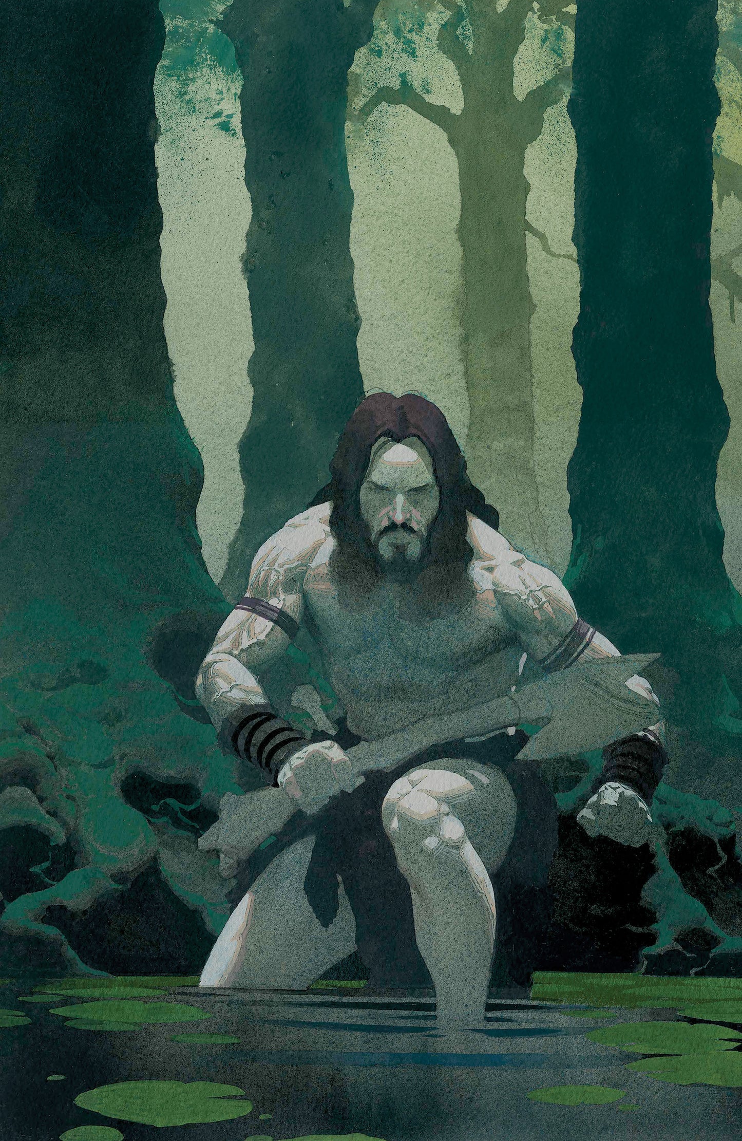 BRZRKR: Light Draws Breath #1 J Unlimited Variant (Full Art, Ribic) ISBN: 84428401331401101 - FOC DATE: 4/5/26 - Release Date: 5/27/26