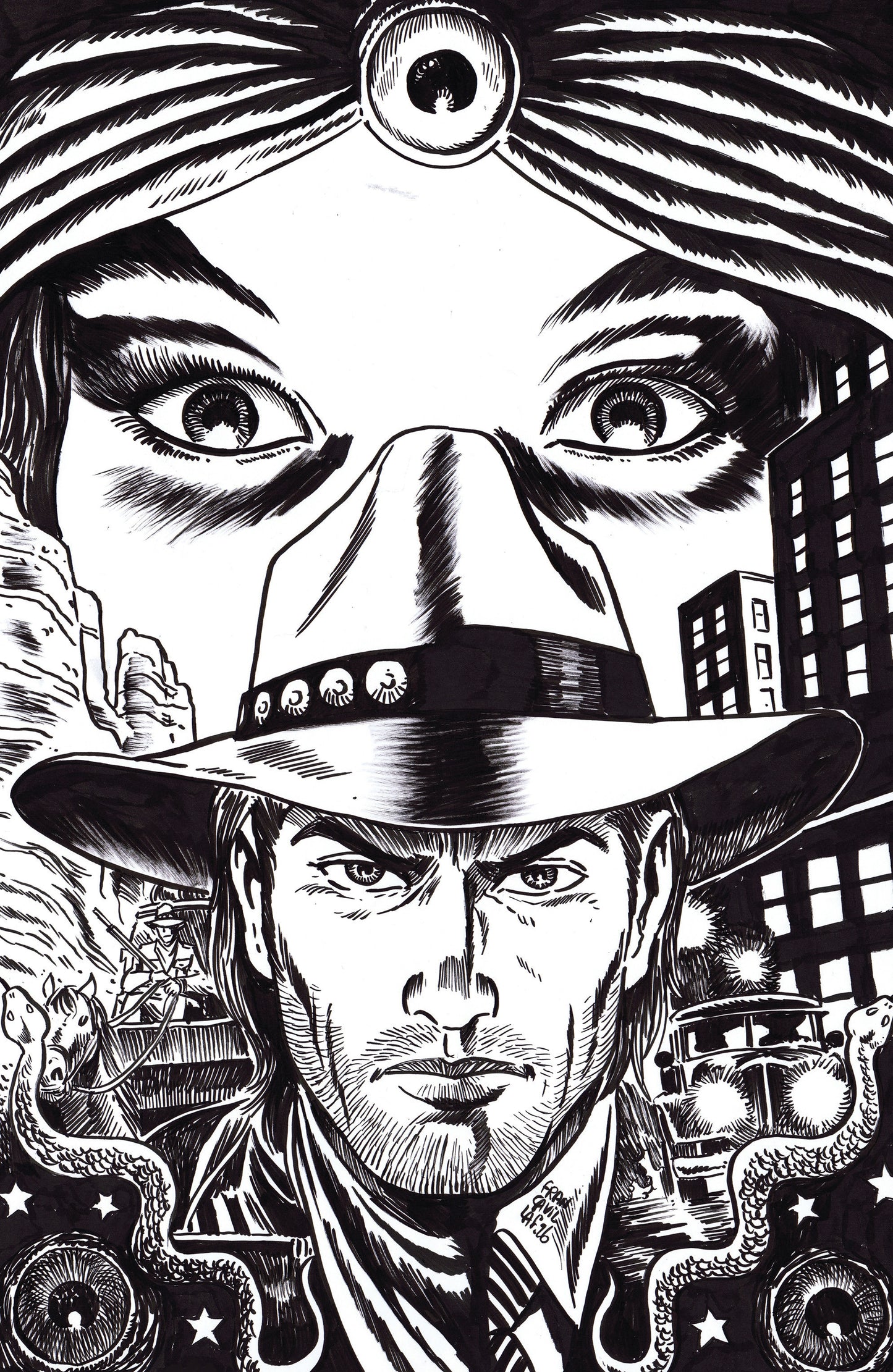 The Life and Death of Lucas Dreamwalker #1 E Unlimited Variant (Full Art, Francavilla) ISBN: 84428401332101051 - FOC DATE: 4/12/26 - Release Date: 5/27/26