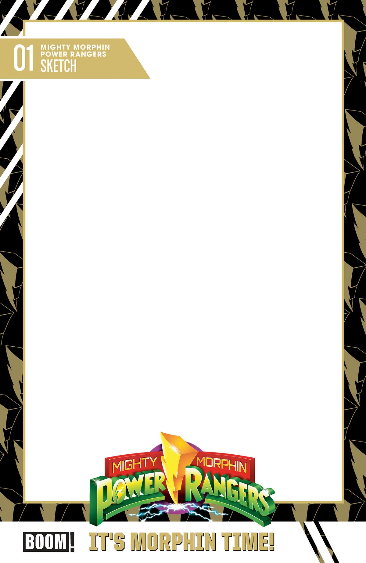 Mighty Morphin Power Rangers (2026) #1 D Trading Card Blank Sketch Variant ISBN: 84428401334501041 - FOC DATE: 4/19/26 - Release Date: 6/3/26