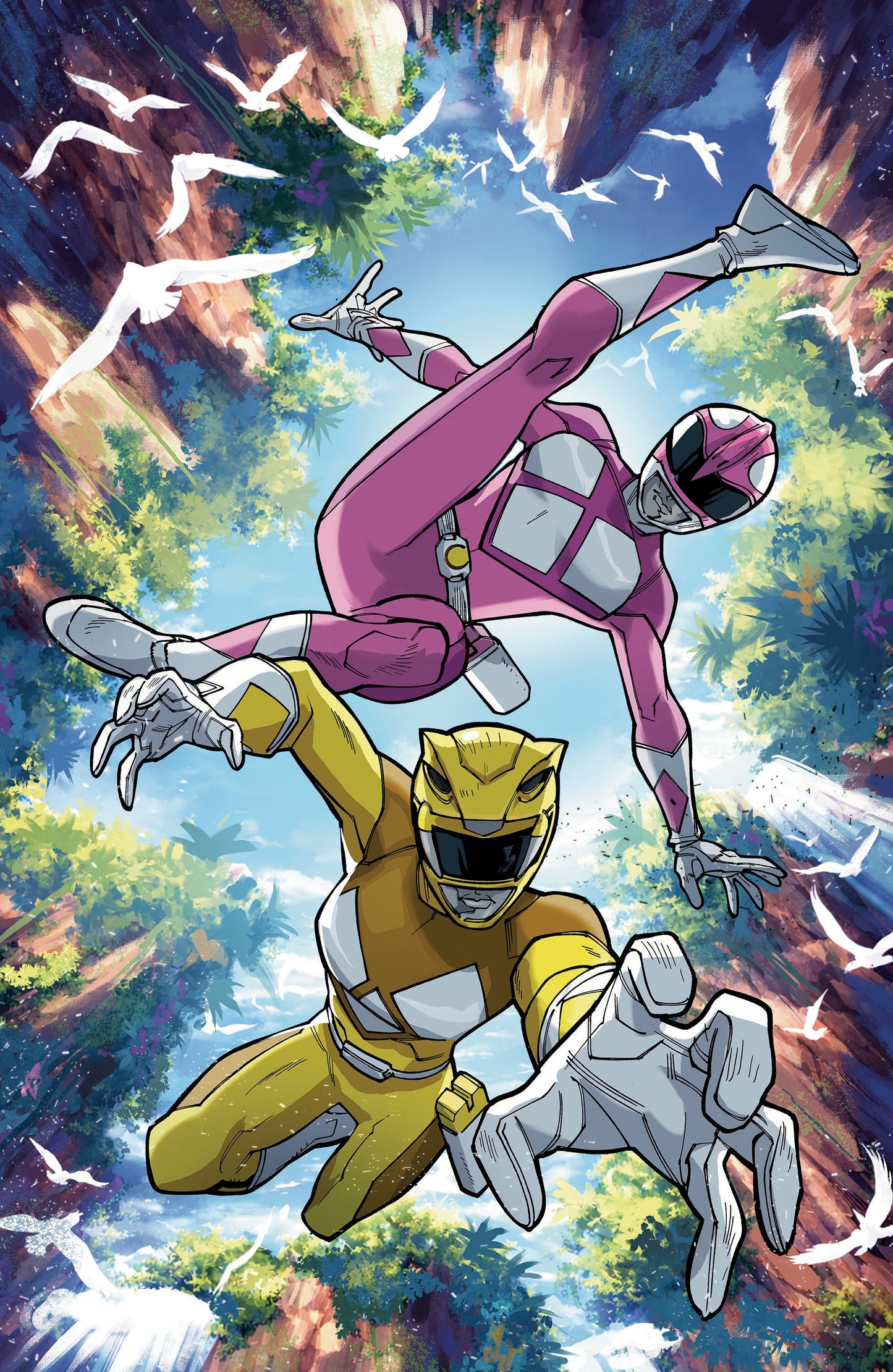 Mighty Morphin Power Rangers (2026) #3 E Foil Variant (Full Art, Foil, Balám) ISBN: 84428401334503051 - FOC DATE: 7/19/26 - Release Date: 8/26/26