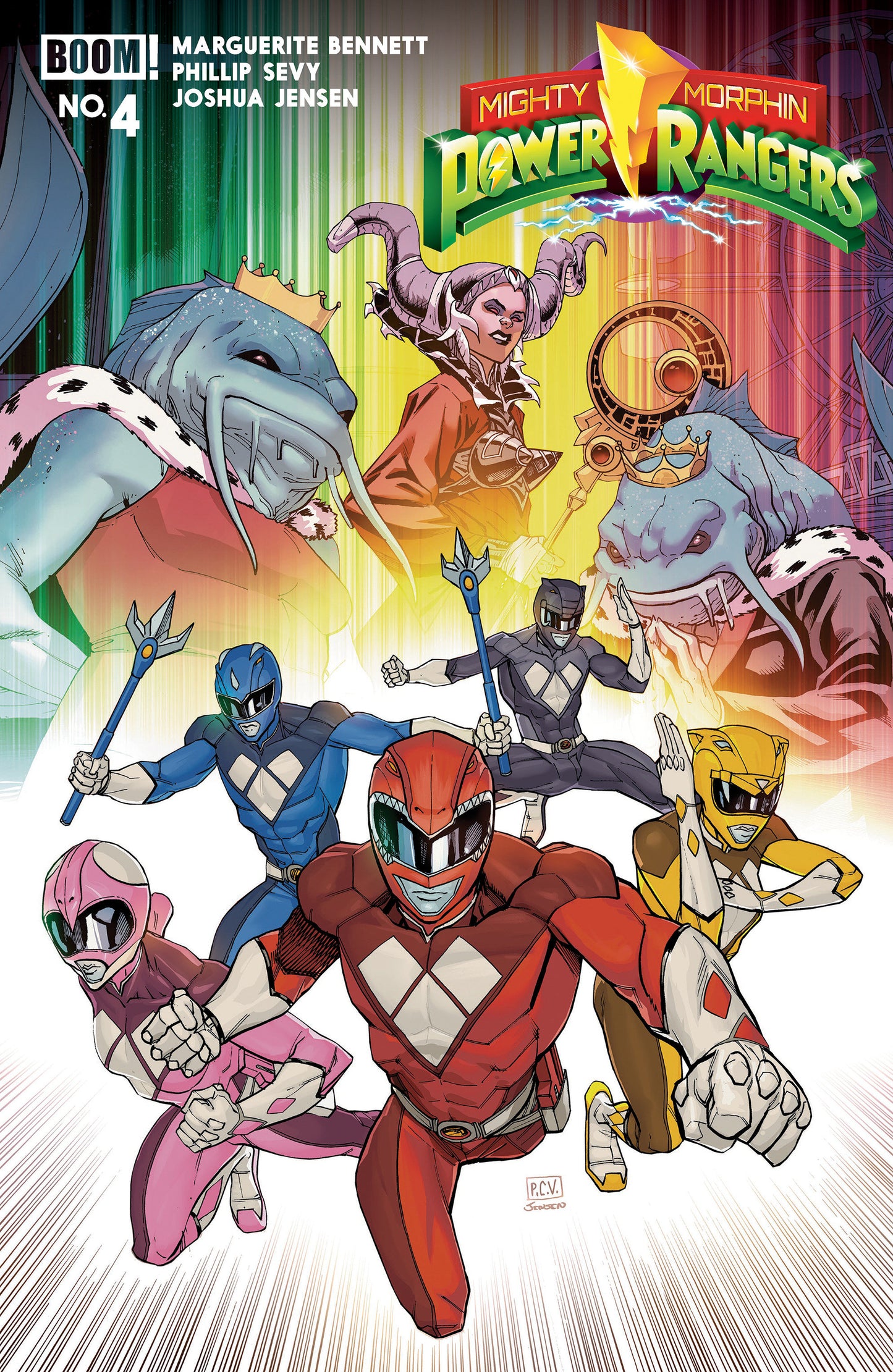 Mighty Morphin Power Rangers (2026) #4 B Variant (Dressed, Sevy) ISBN: 84428401334504021 - FOC DATE: 8/23/26 - Release Date: 9/30/26
