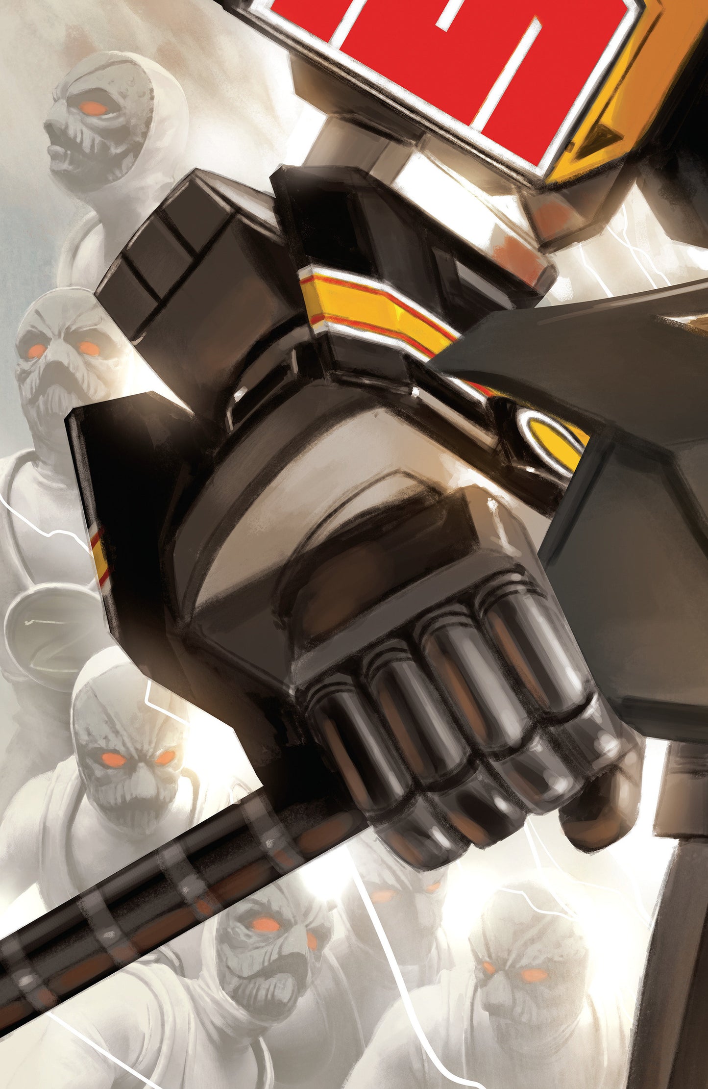 Mighty Morphin Power Rangers (2026) #4 C Megazord Card Stock Connecting Variant (Full Art, Mercado) ISBN: 84428401334504031 - FOC DATE: 8/23/26 - Release Date: 9/30/26