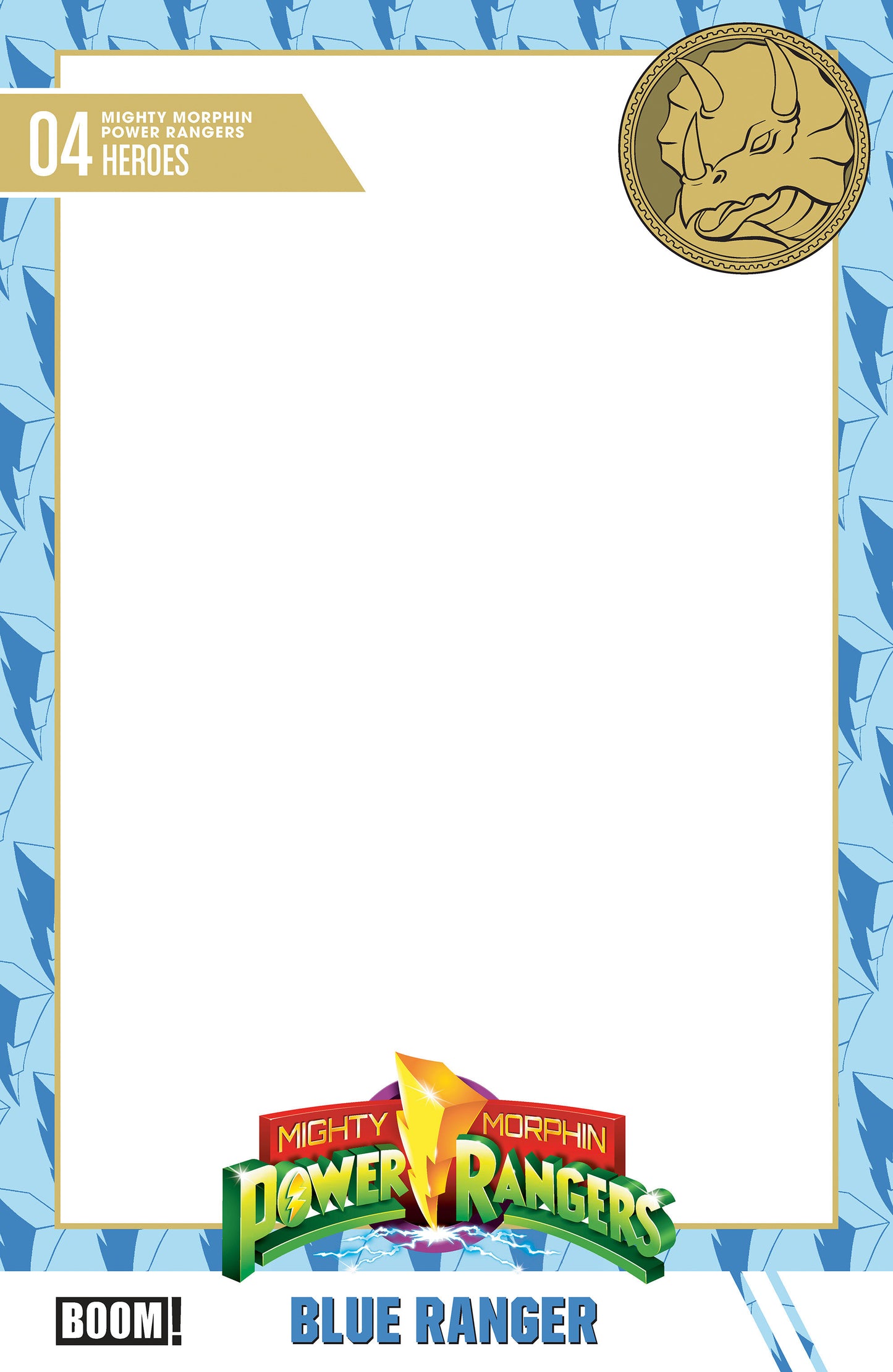 Mighty Morphin Power Rangers (2026) #4 D Trading Card Blank Sketch Variant ISBN: 84428401334504041 - FOC DATE: 8/23/26 - Release Date: 9/30/26