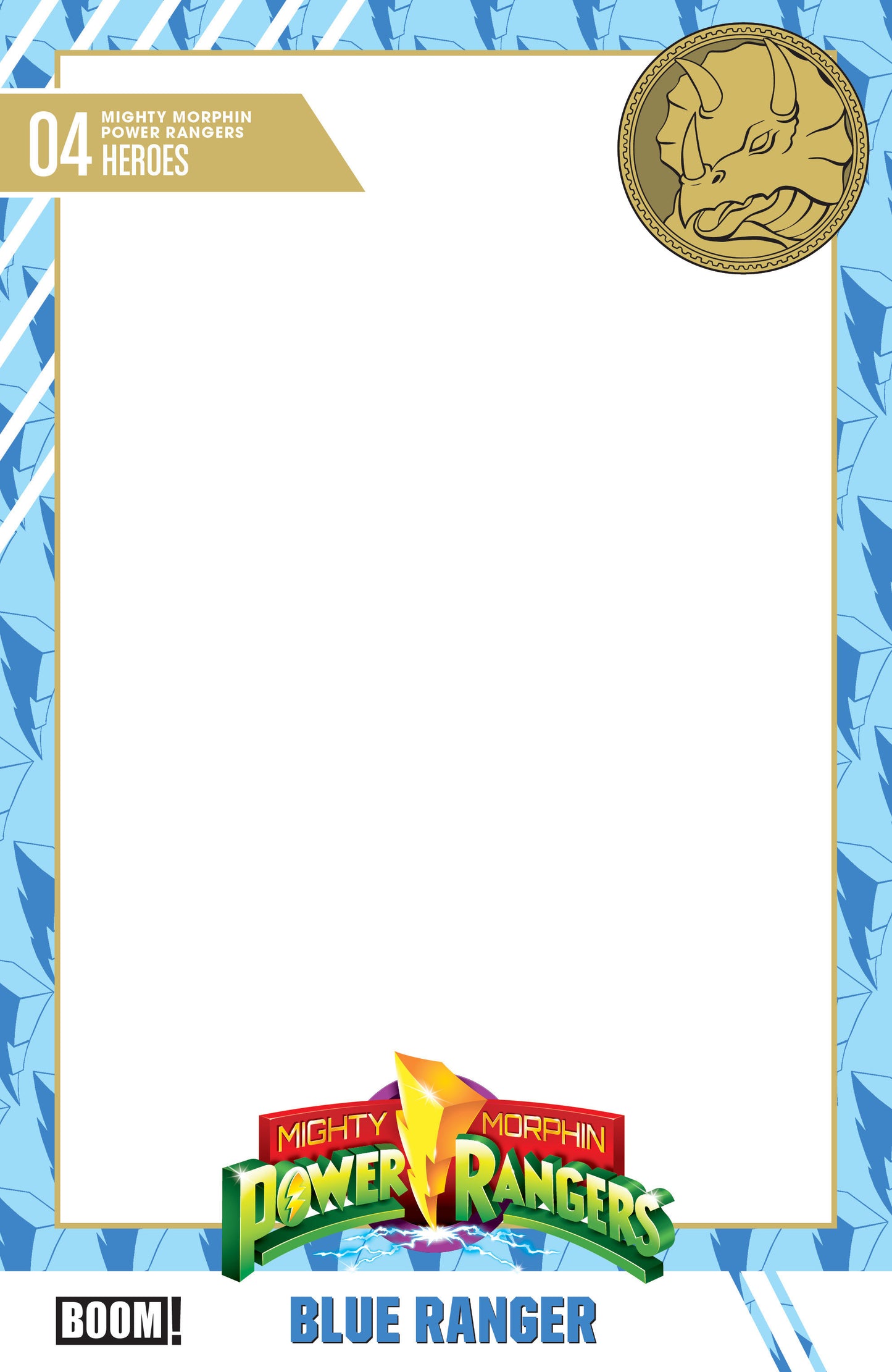 Mighty Morphin Power Rangers (2026) #4 D Trading Card Blank Sketch Variant ISBN: 84428401334504041 - FOC DATE: 8/23/26 - Release Date: 9/30/26