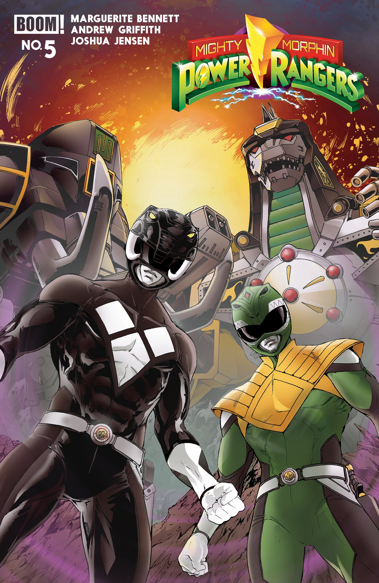 Mighty Morphin Power Rangers (2026) #5 B Variant (Dressed, Griffith) ISBN: 84428401334505021 - FOC DATE: 9/20/26 - Release Date: 10/28/26