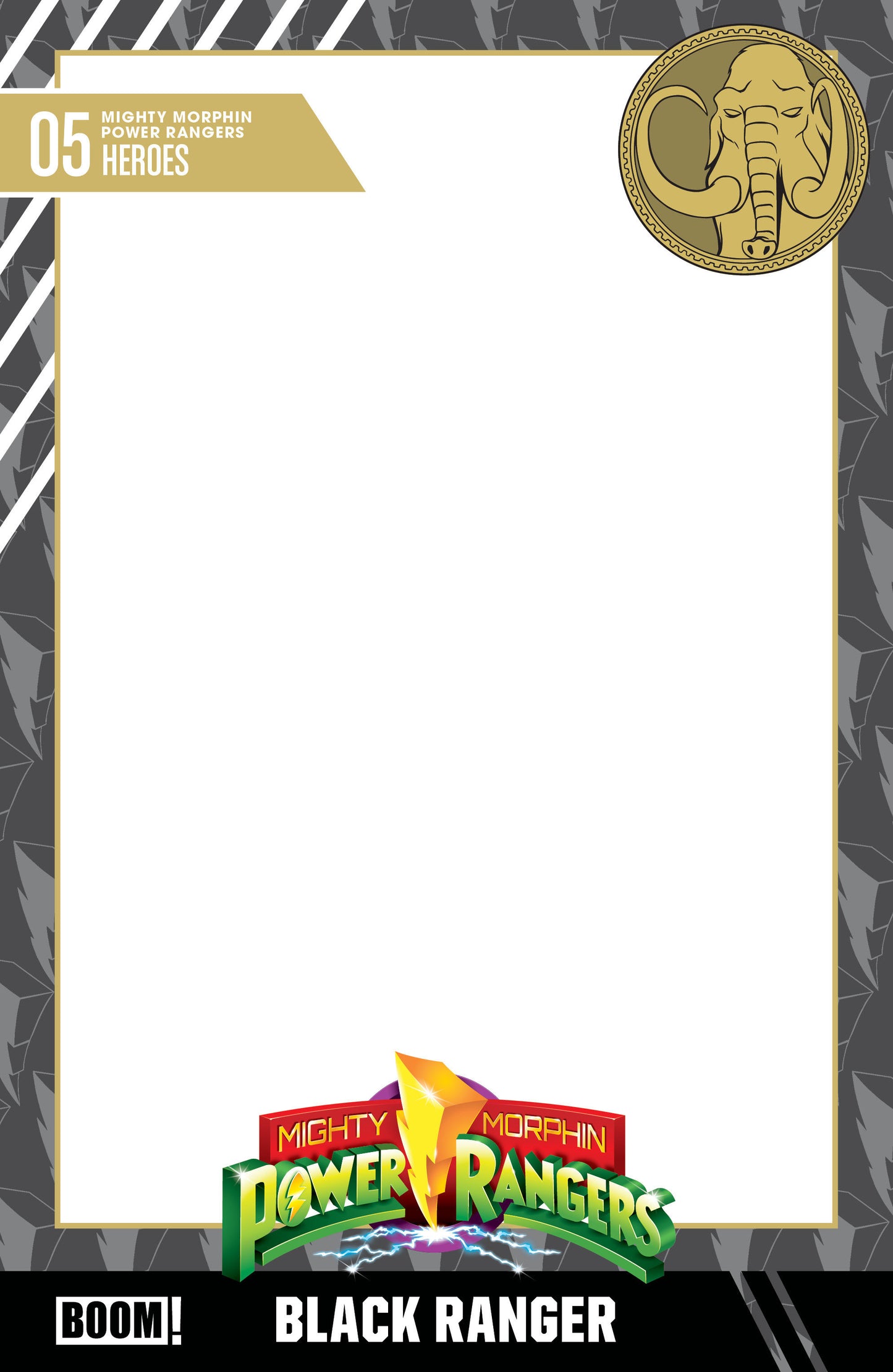Mighty Morphin Power Rangers (2026) #5 D Trading Card Blank Sketch Variant ISBN: 84428401334505041 - FOC DATE: 9/20/26 - Release Date: 10/28/26