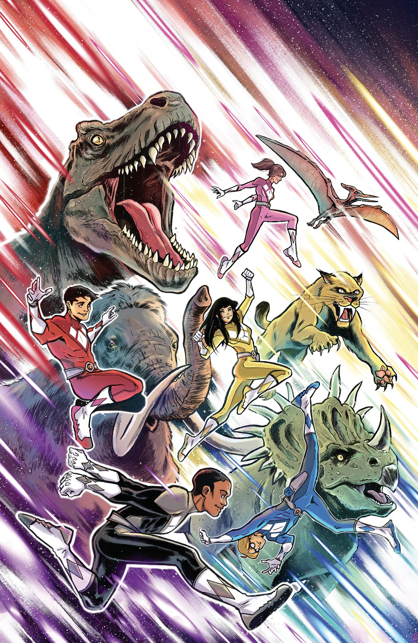Mighty Morphin Power Rangers (2026) #6 E Foil Variant (Full Art, Foil, Di Gianfelice) ISBN: 84428401334506051 - FOC DATE: 10/18/26 - Release Date: 11/25/26