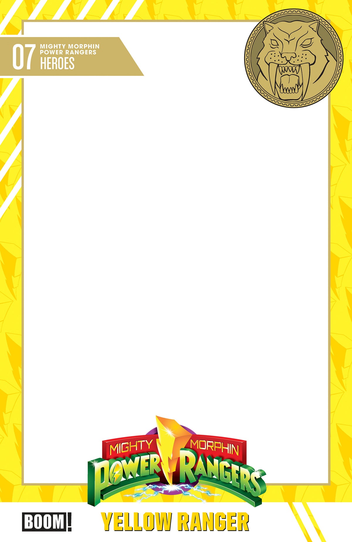 Mighty Morphin Power Rangers (2026) #7 D Trading Card Blank Sketch Variant ISBN: 84428401334507041 - FOC DATE: 11/22/26 - Release Date: 12/30/26