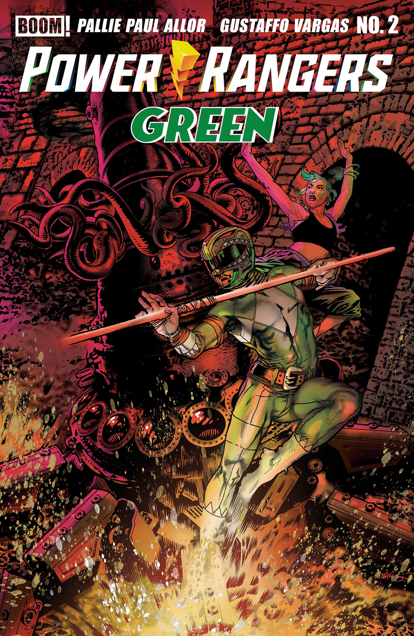 Power Rangers Green #2 A Main (Dressed, Harris) ISBN: 84428401346802011 - FOC DATE: 8/16/26 - Release Date: 9/23/26