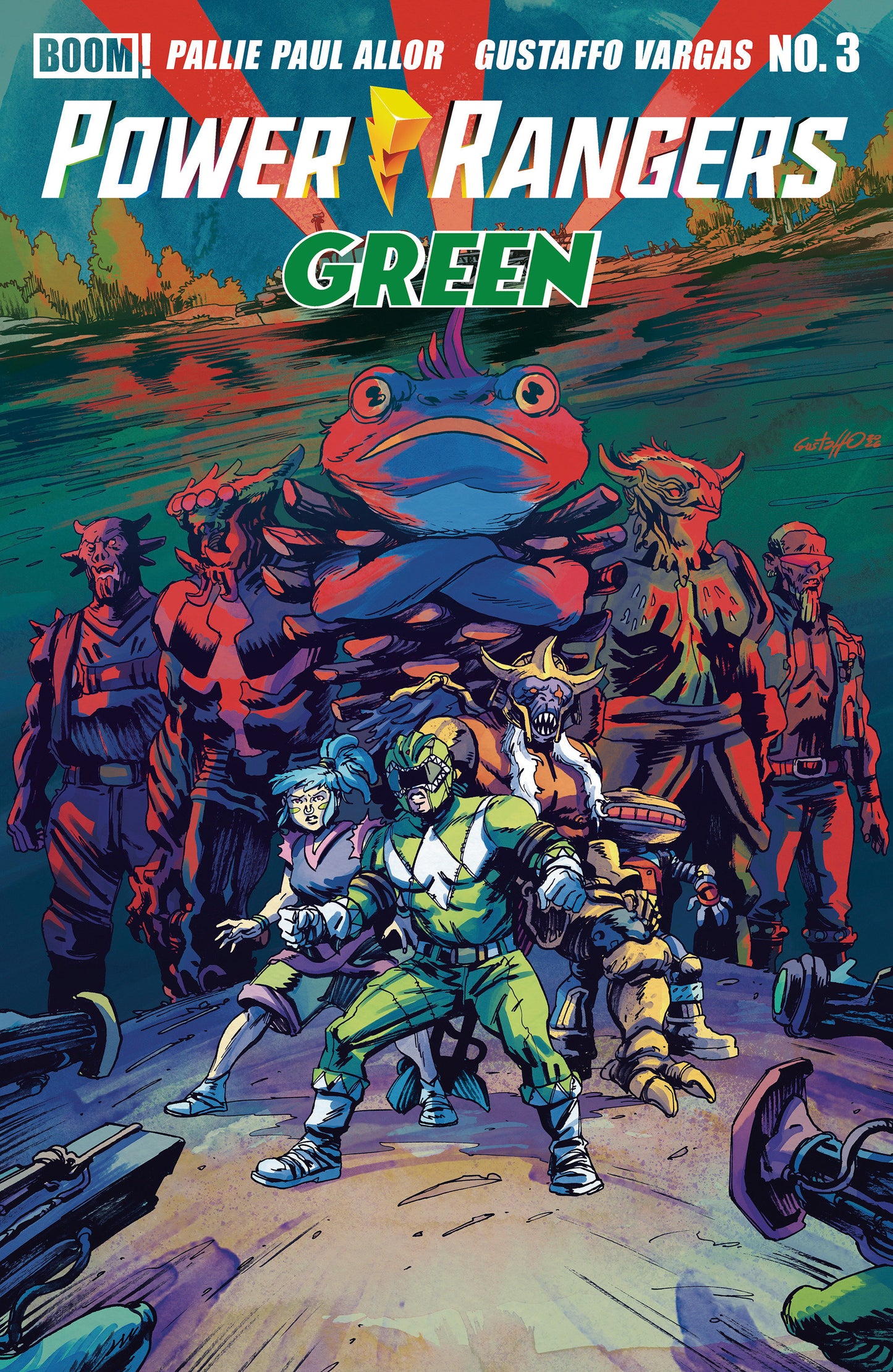 Power Rangers Green #3 B Variant (Dressed, Vargas) ISBN: 84428401346803021 - FOC DATE: 9/13/26 - Release Date: 10/21/26