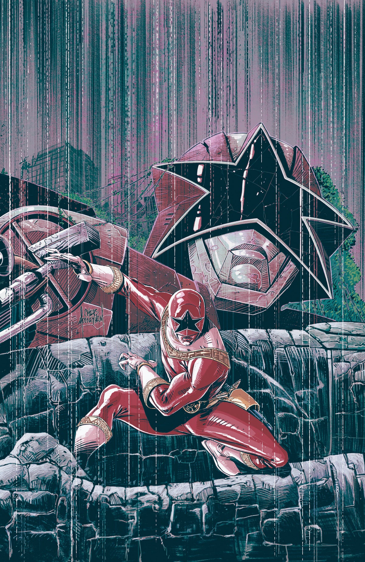 Power Rangers Green #3 C Tommy Oliver Card Stock Connecting Variant (Full Art, Mooneyham) ISBN: 84428401346803031 - FOC DATE: 9/13/26 - Release Date: 10/21/26