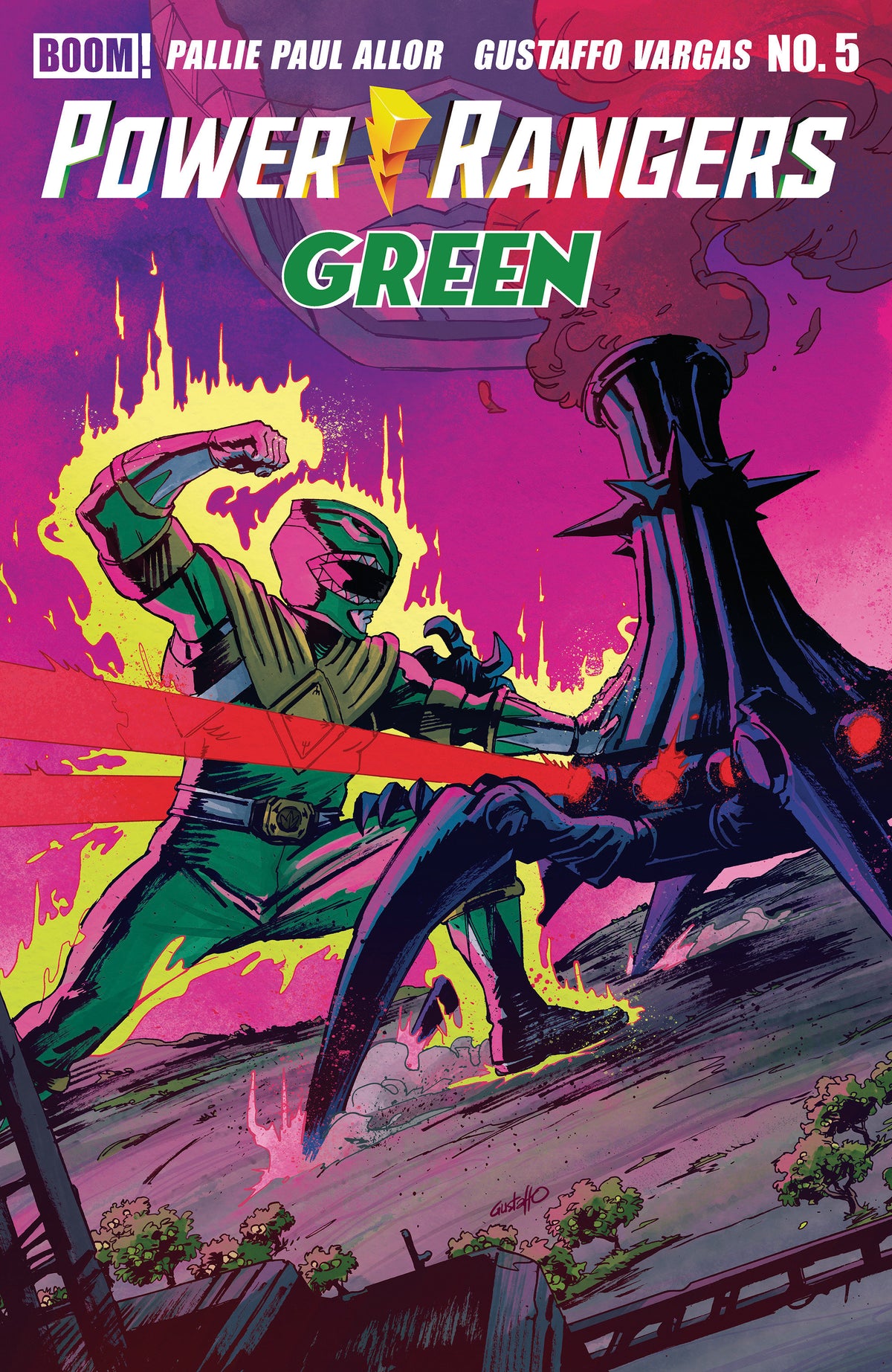Power Rangers Green #5 B Variant (Dressed, Vargas) ISBN: 84428401346805021 - FOC DATE: 11/15/26 - Release Date: 12/23/26