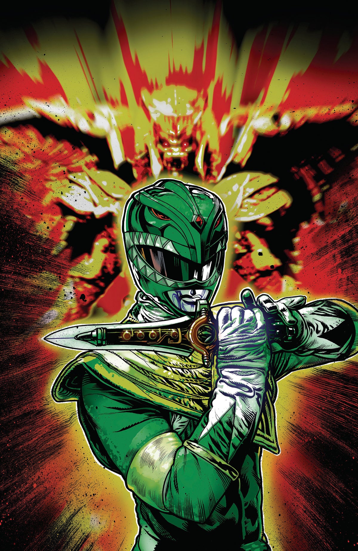 Power Rangers Green #5 D Foil Variant (Full Art, Harris) ISBN: 84428401346805041 - FOC DATE: 11/15/26 - Release Date: 12/23/26