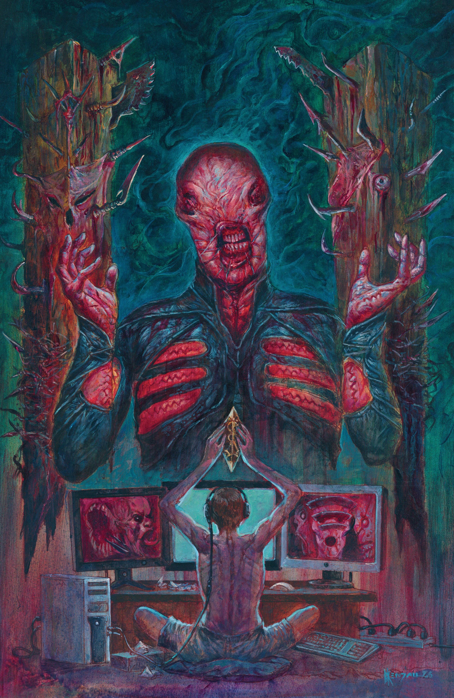 Hellraiser: Resurrections - The Onanistic Ritual #1 F Unlimited Variant (Full Art, Kendall) ISBN: 84428401364202061 - FOC DATE: 8/2/26 - Release Date: 9/9/26