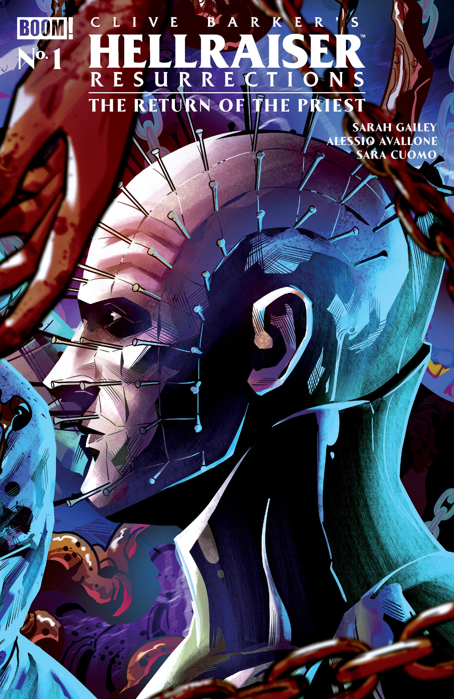 Hellraiser: Resurrections - The Return of the Priest #1 B Variant (Dressed, Sabbatini) ISBN: 84428401364205021 - FOC DATE: 8/23/26 - Release Date: 9/30/26
