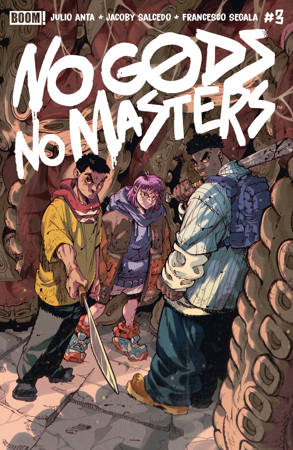 No Gods, No Masters #3 B Variant (Dressed, Ortiz) ISBN: 84428401365903021 - FOC DATE: 10/4/26 - Release Date: 11/11/26