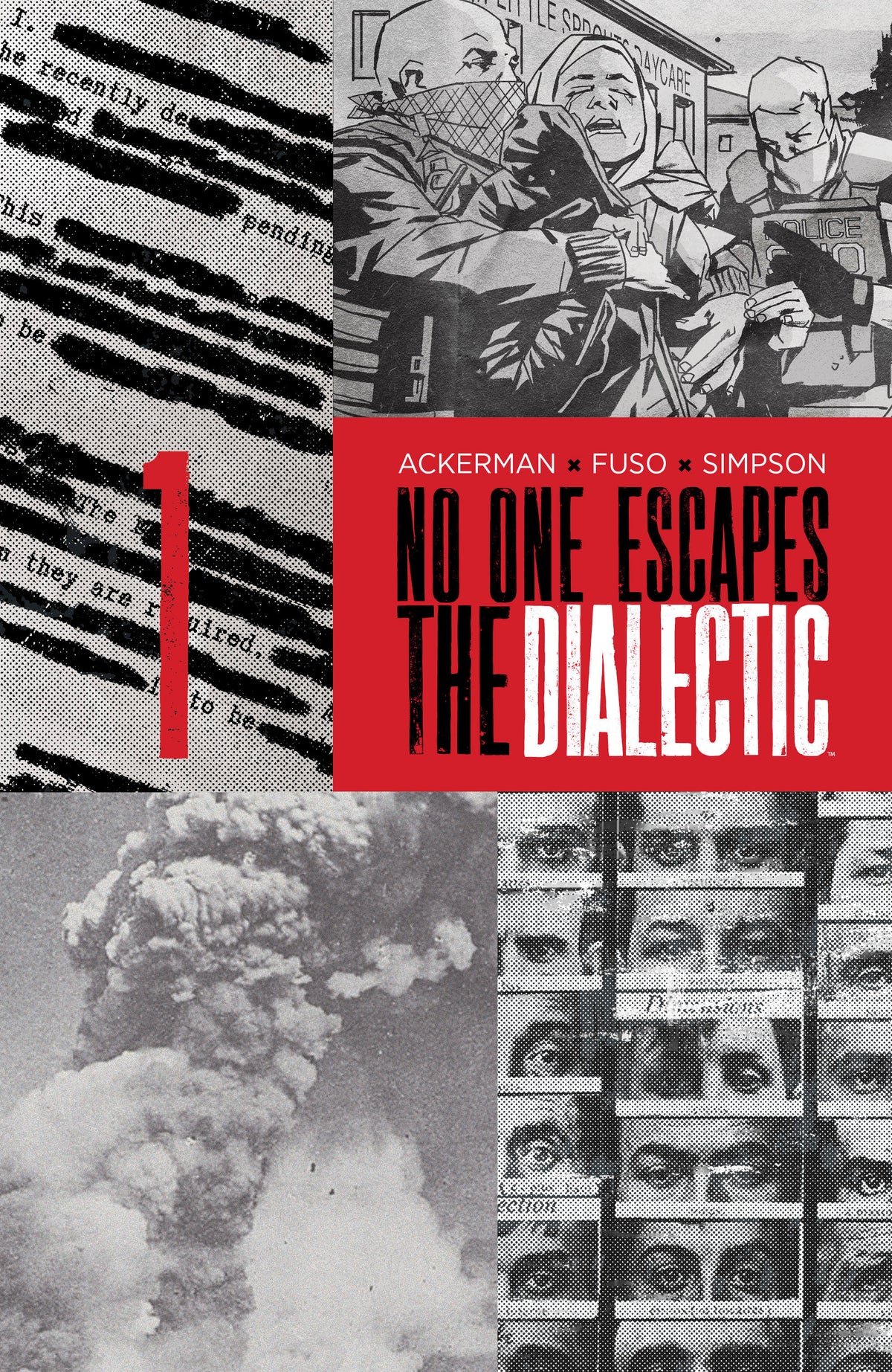 No One Escapes the Dialectic #1 B Variant (Dressed, Design) ISBN: 84428401385701021 - FOC DATE: 9/20/26 - Release Date: 11/4/26