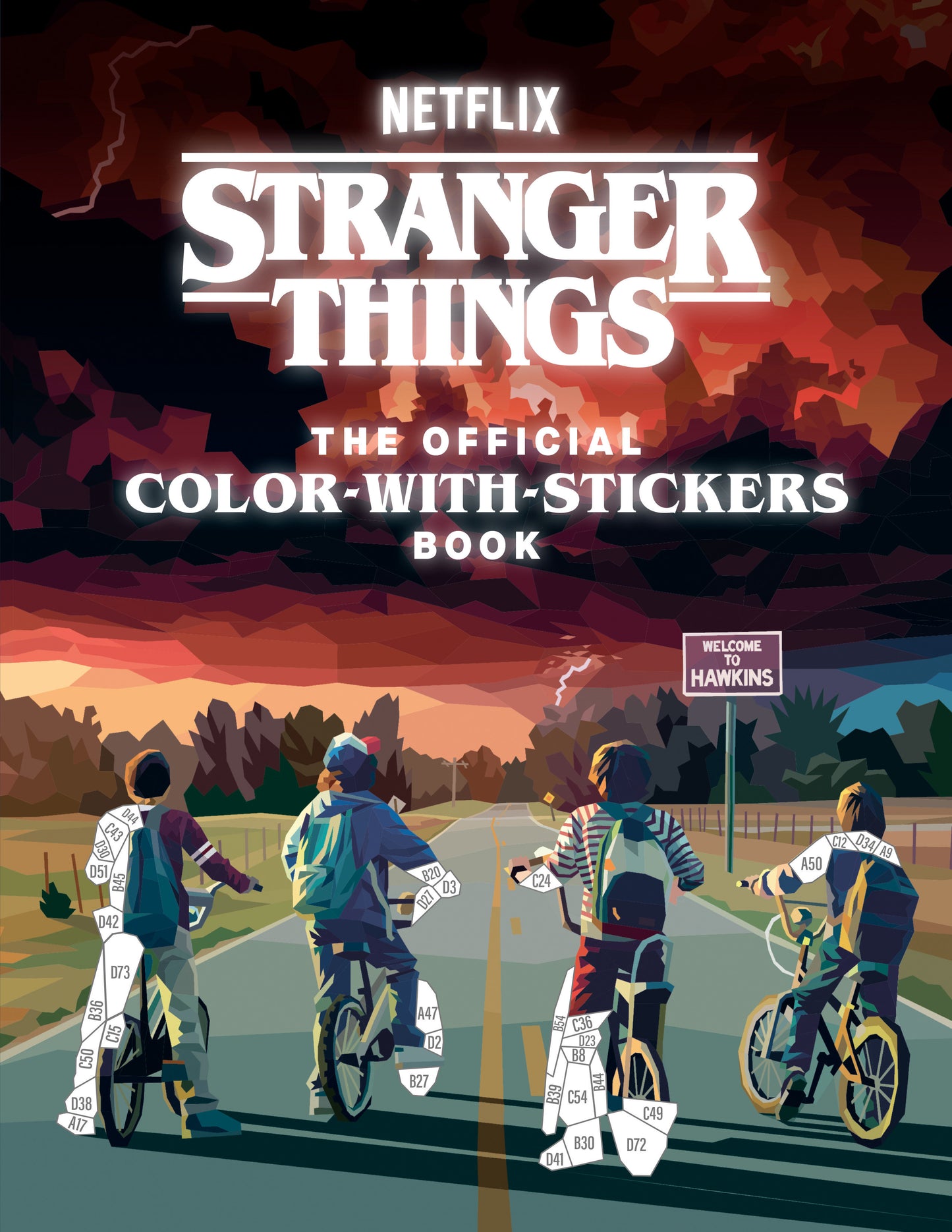 Stranger Things: The Official Color-with-Stickers Book - 9/30/25 - Release Date: 9/30/25