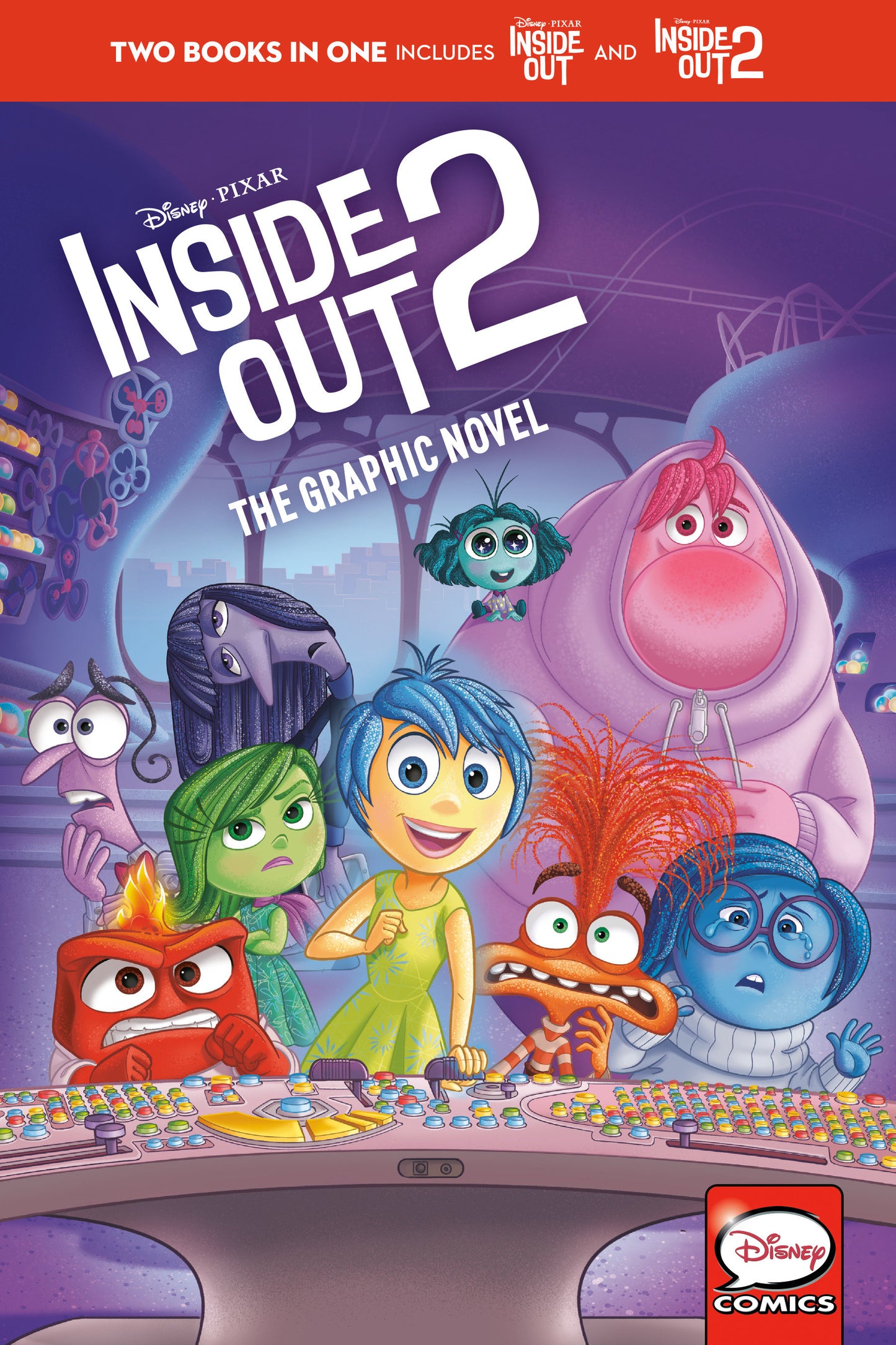 Disney/Pixar Inside Out 2: The Graphic Novel (Includes Inside Out!) - Release Date: 9/3/24