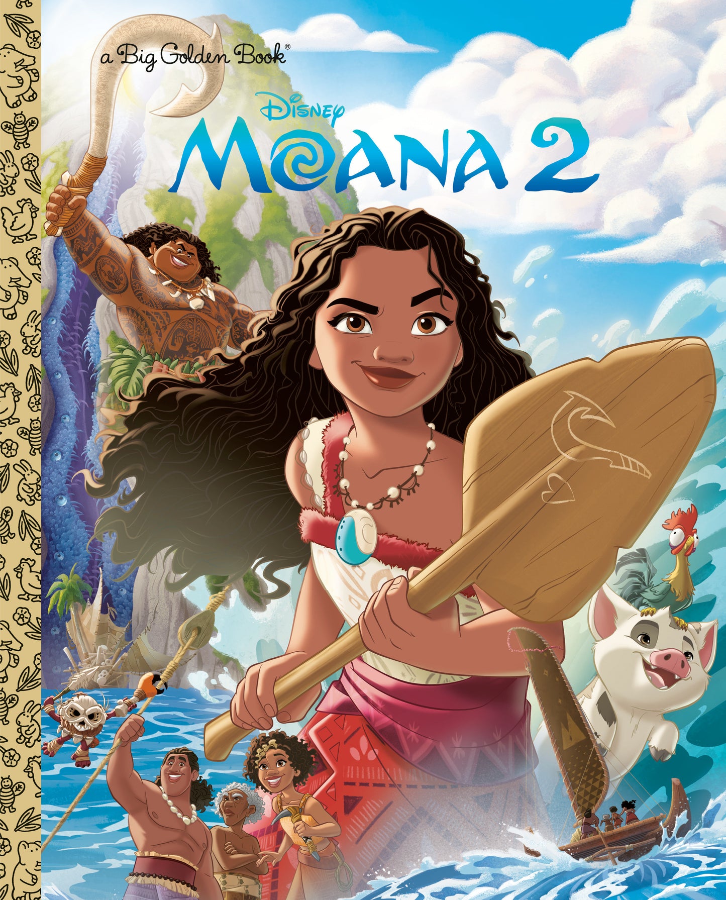 Disney Moana 2 Big Golden Book - Release Date: 10/29/2024