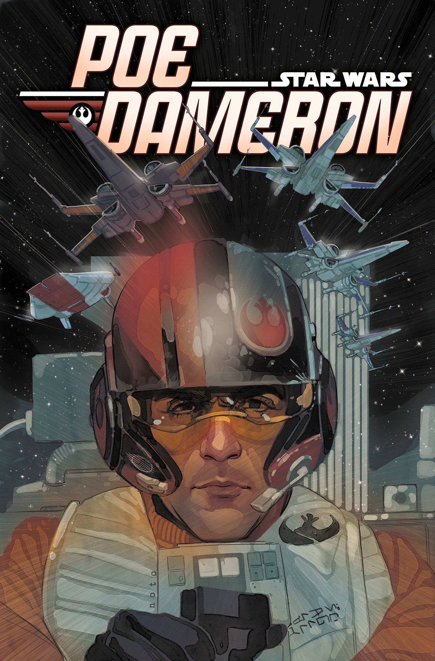 Star Wars: Poe Dameron Omnibus Phil Noto Cover ISBN: 9781302955878 - FOC DATE: 3/29/26 - Release Date: 9/8/26