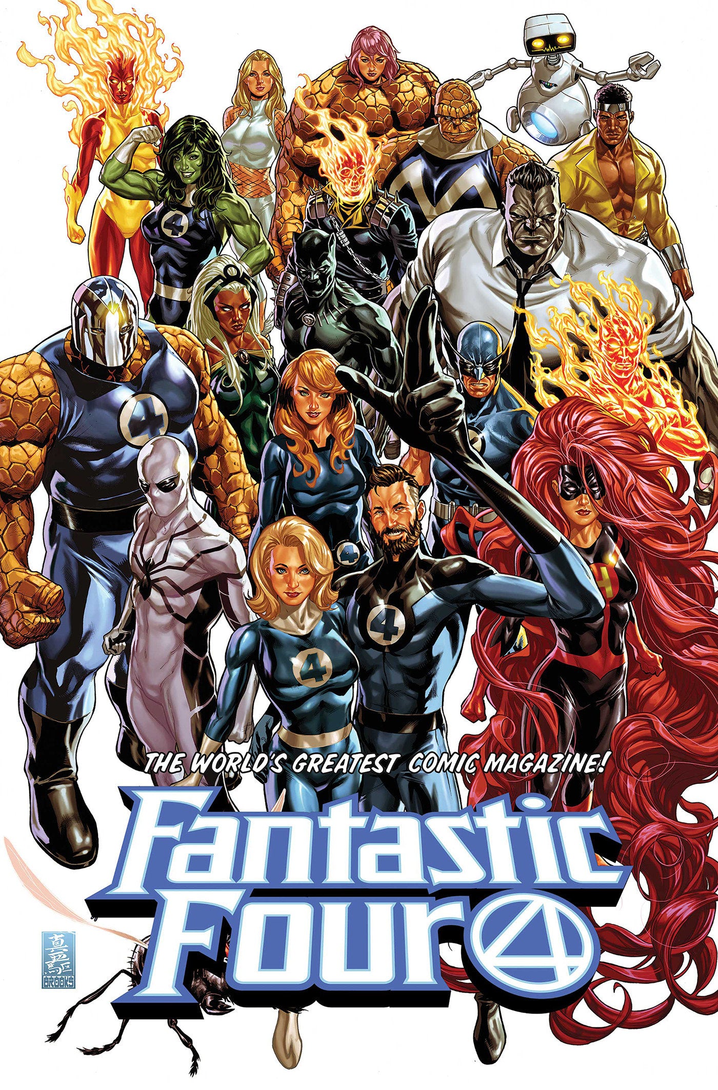 Fantastic Four By Dan Slott Omnibus Vol. 2 Mark Brooks Cover ISBN: 9781302961220 - FOC DATE: 6/21/26 - Release Date: 12/1/26