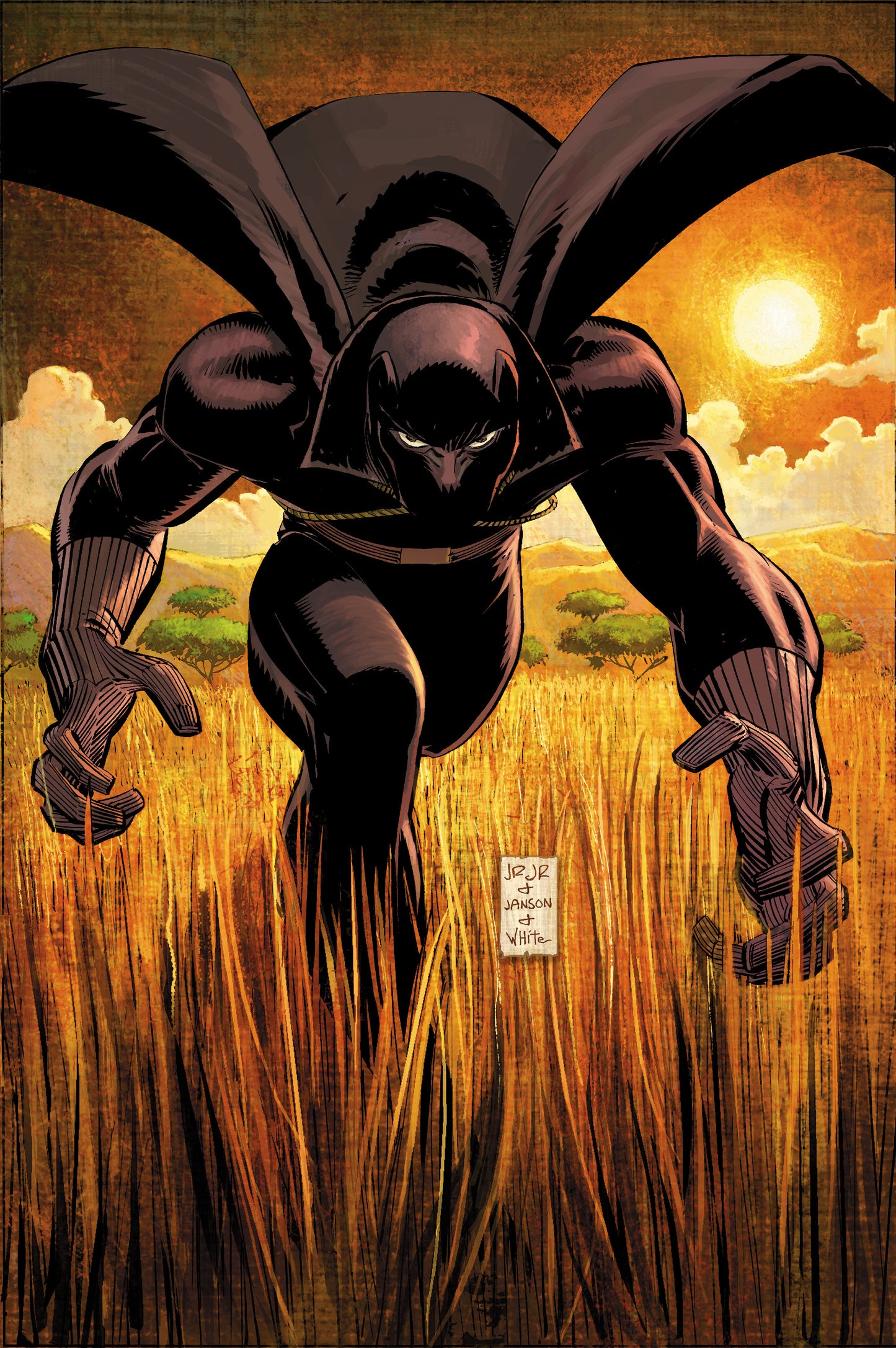 BLACK PANTHER BY REGINALD HUDLIN OMNIBUS JOHN ROMITA JR. COVER - Release Date: 2/18/25