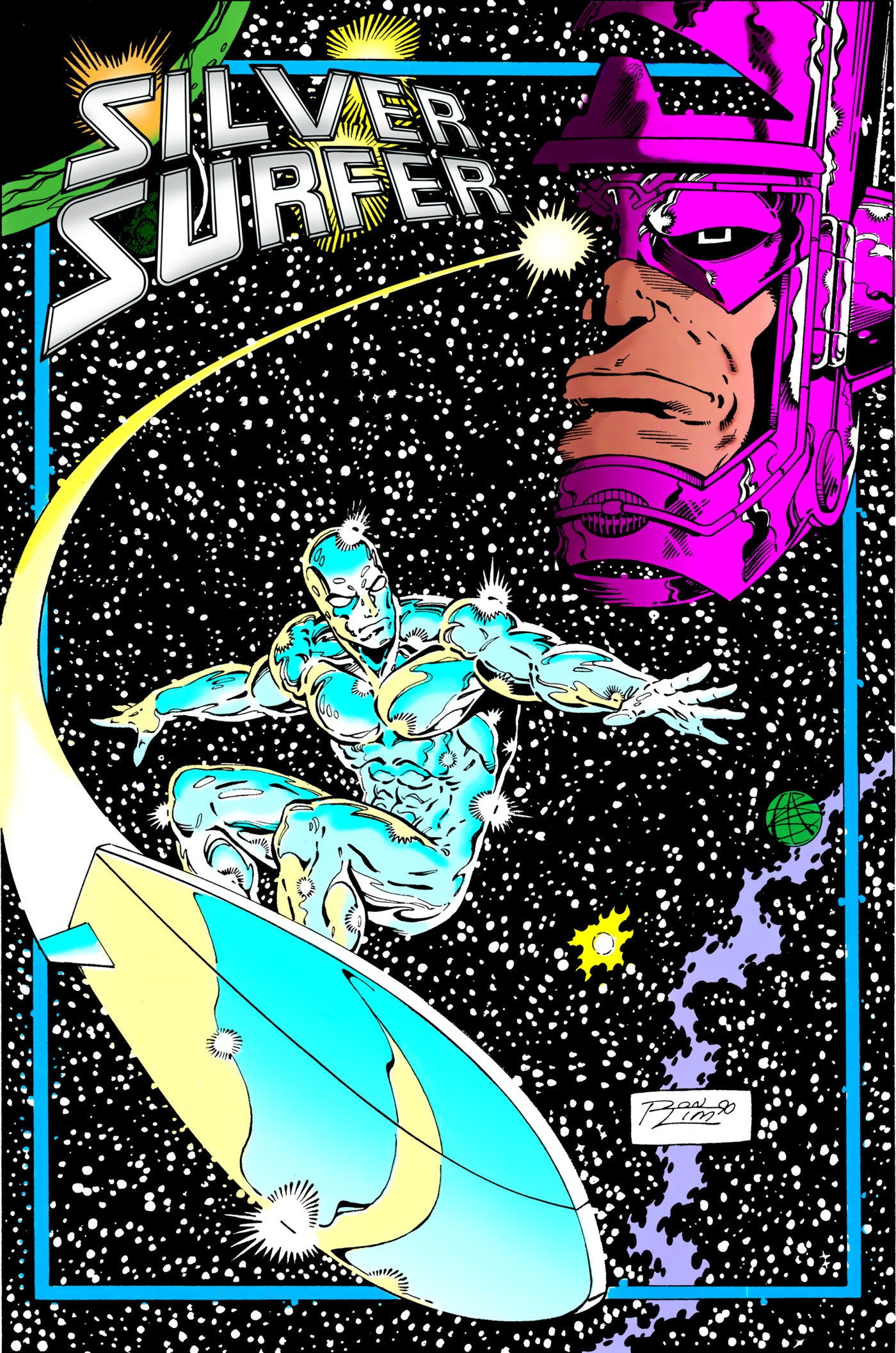 SILVER SURFER: RETURN TO THE SPACEWAYS OMNIBUS RON LIM COVER - Release Date: 4/22/25