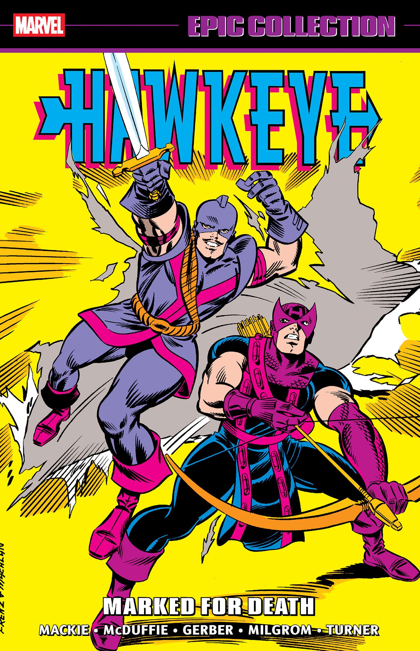 Hawkeye Epic Collection: Marked For Death ISBN: 9781302965198 - Release Date: 12/16/25