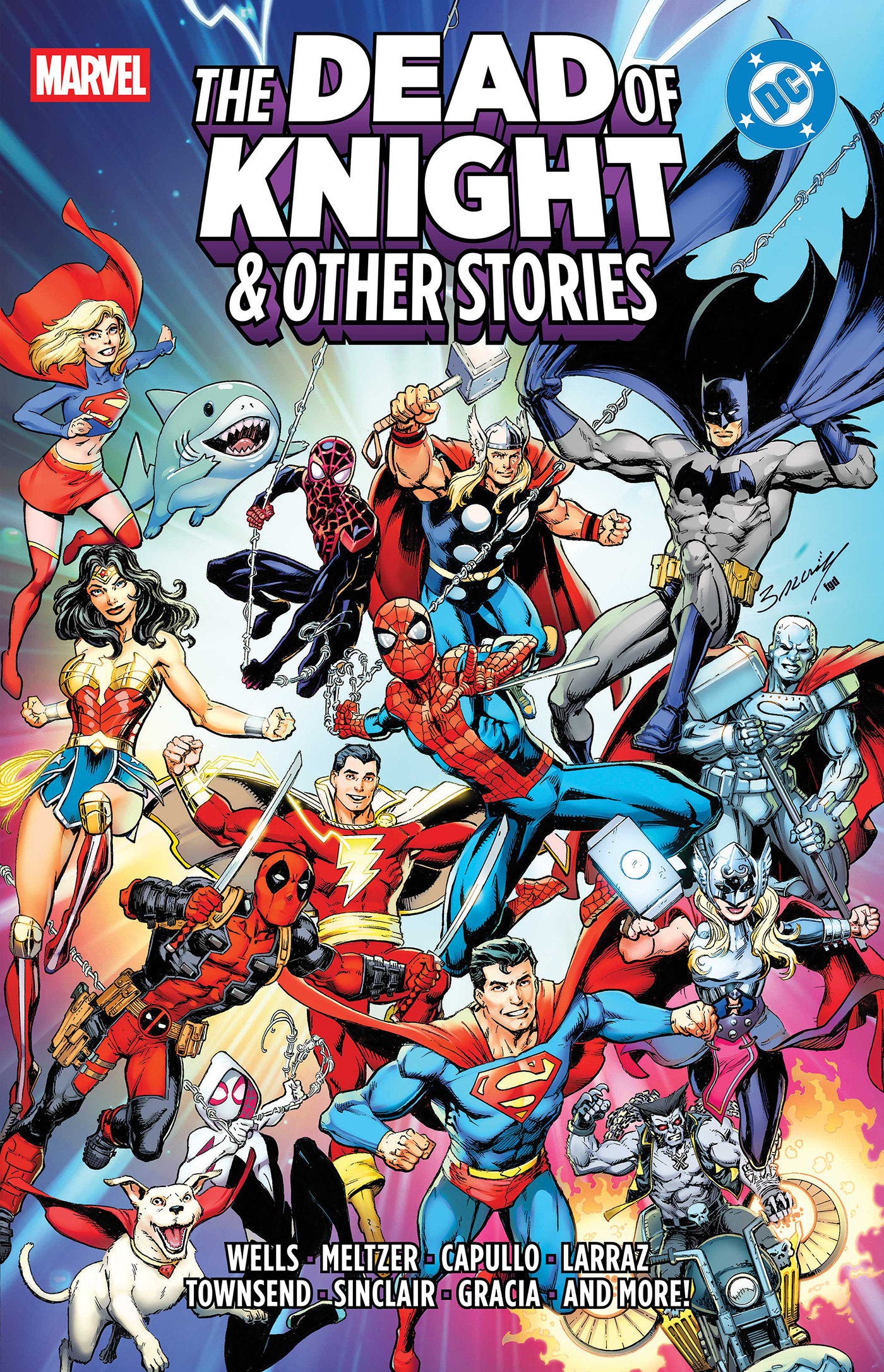 Marvel/DC: The Dead Of Knight & Other Stories ISBN: 9781302970246 - FOC DATE: 6/28/26 - Release Date: 9/15/26