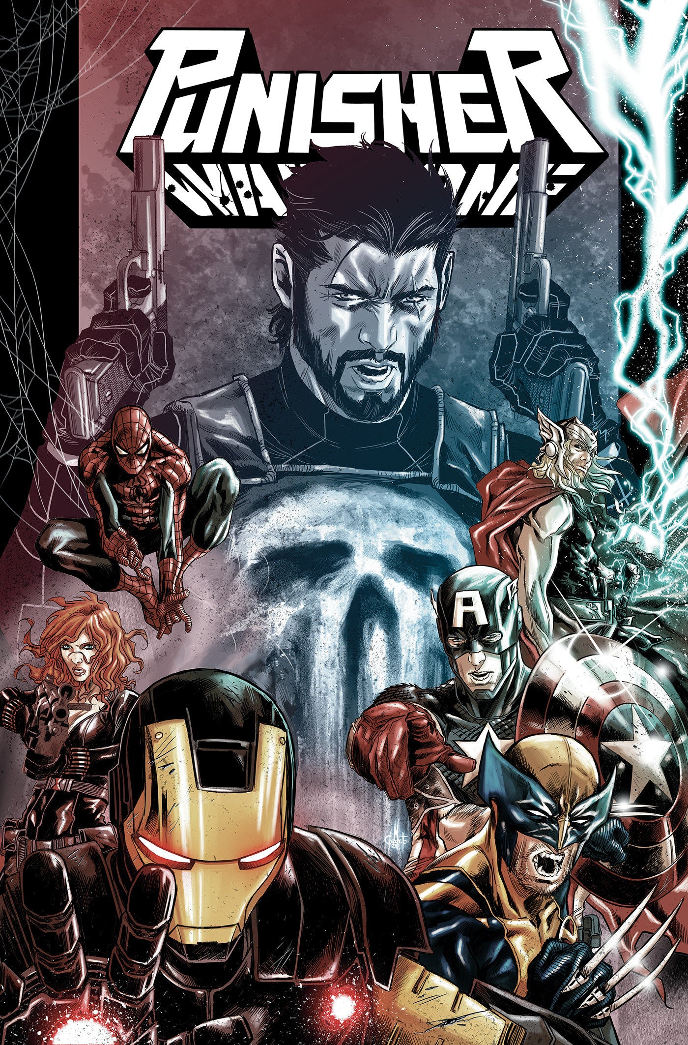Punisher: Enter The War Zone Omnibus Marco Checchetto Cover ISBN: 9781302970932 - FOC DATE: 10/25/26 - Release Date: 4/6/27