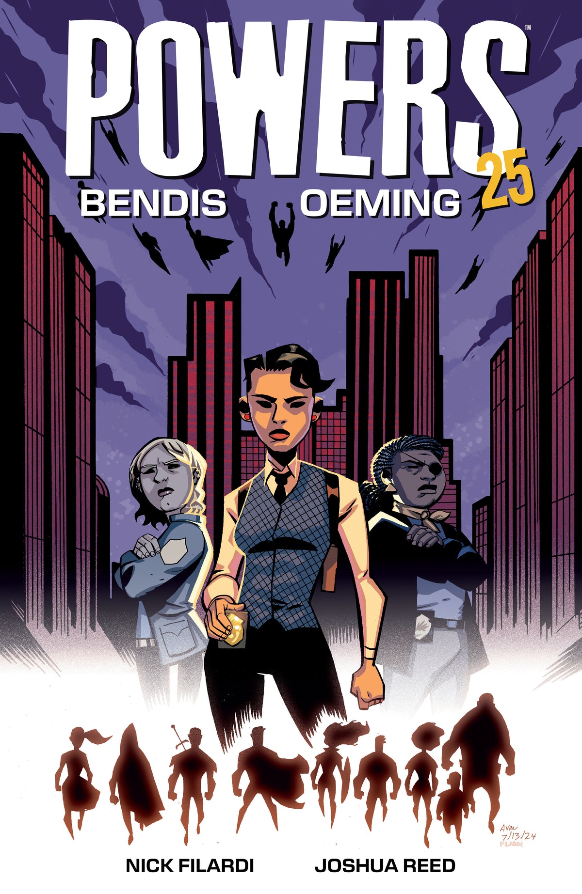 Powers 25 Volume 1 ISBN: 9781506750958 - FOC DATE: 4/5/26 - Release Date: 7/7/26