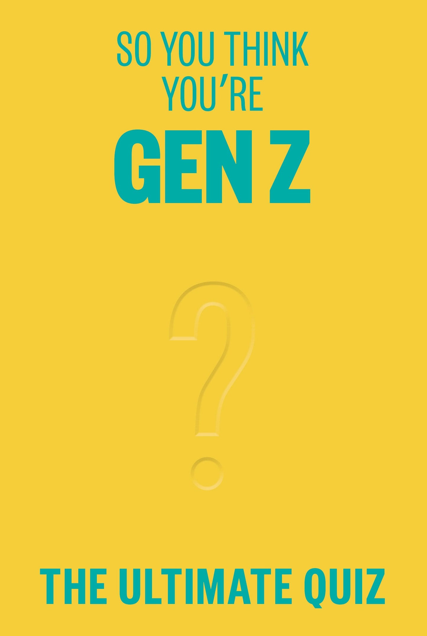 So You Think You’re Gen Z? - Release Date: 11/12/24