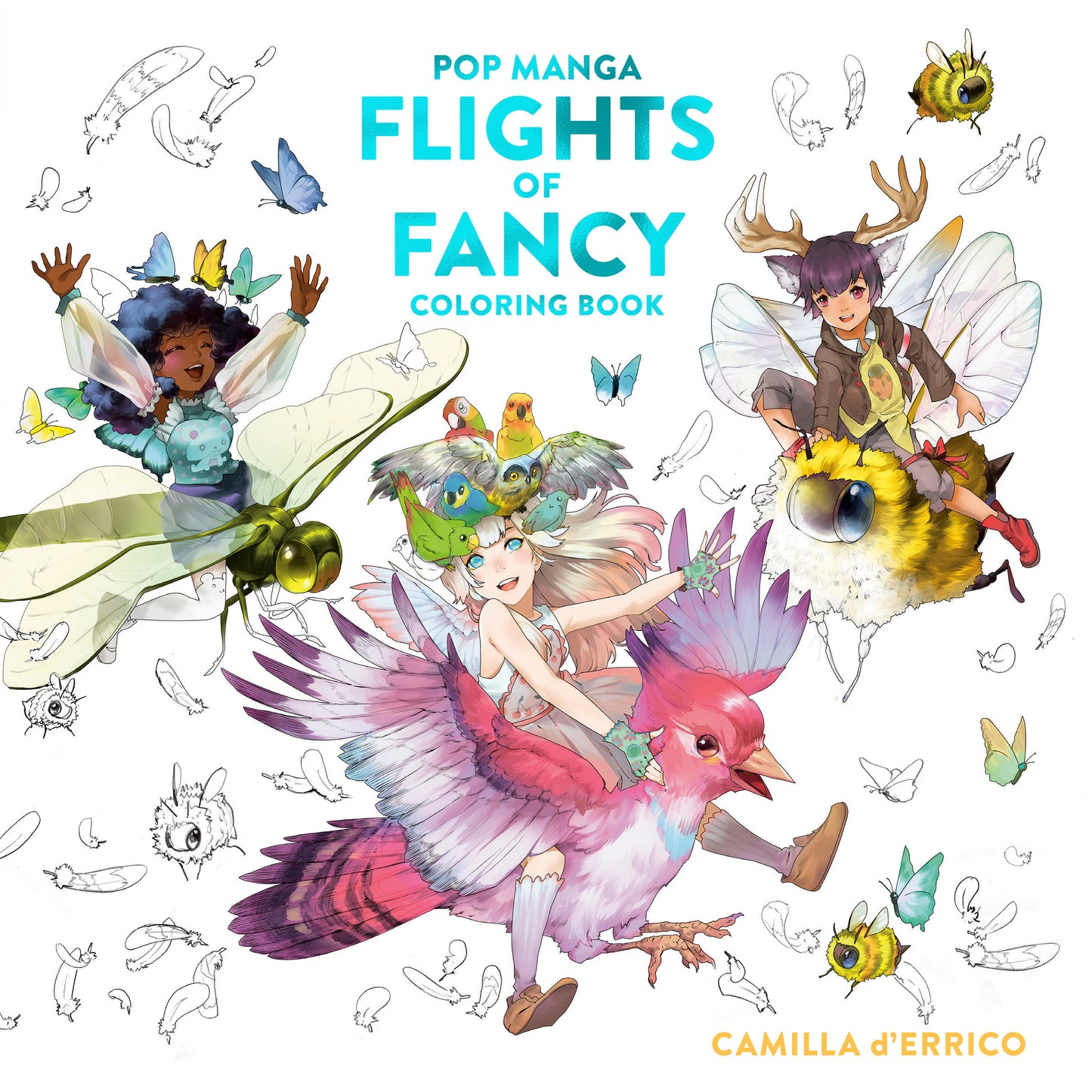 Pop Manga Flights of Fancy Coloring Book - Release Date: 10/1/24