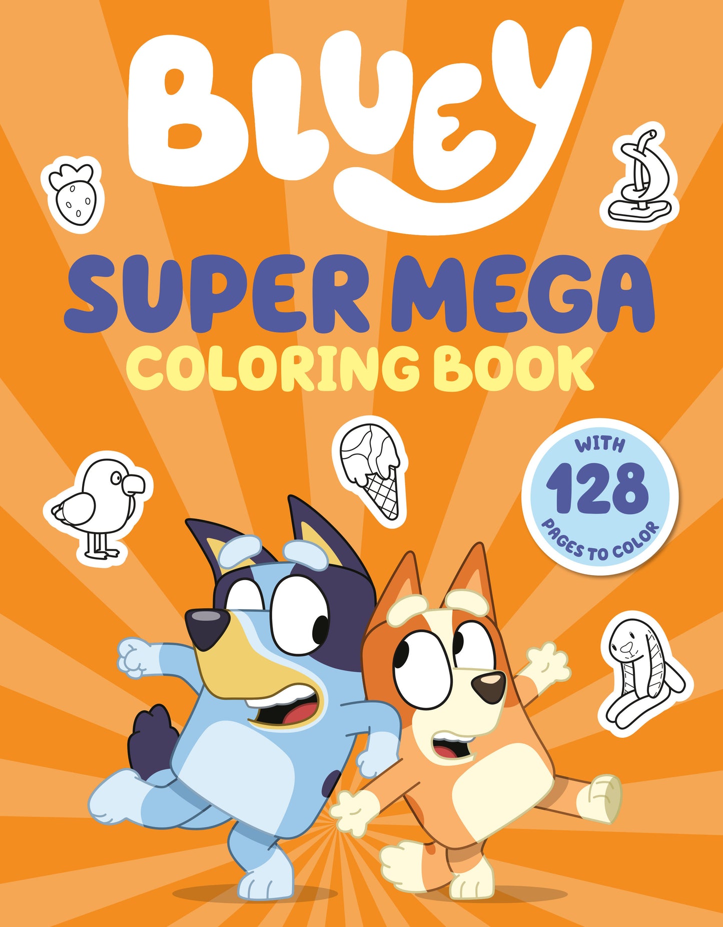 Bluey: Super Mega Coloring Book - 9/30/25 - Release Date: 9/30/25