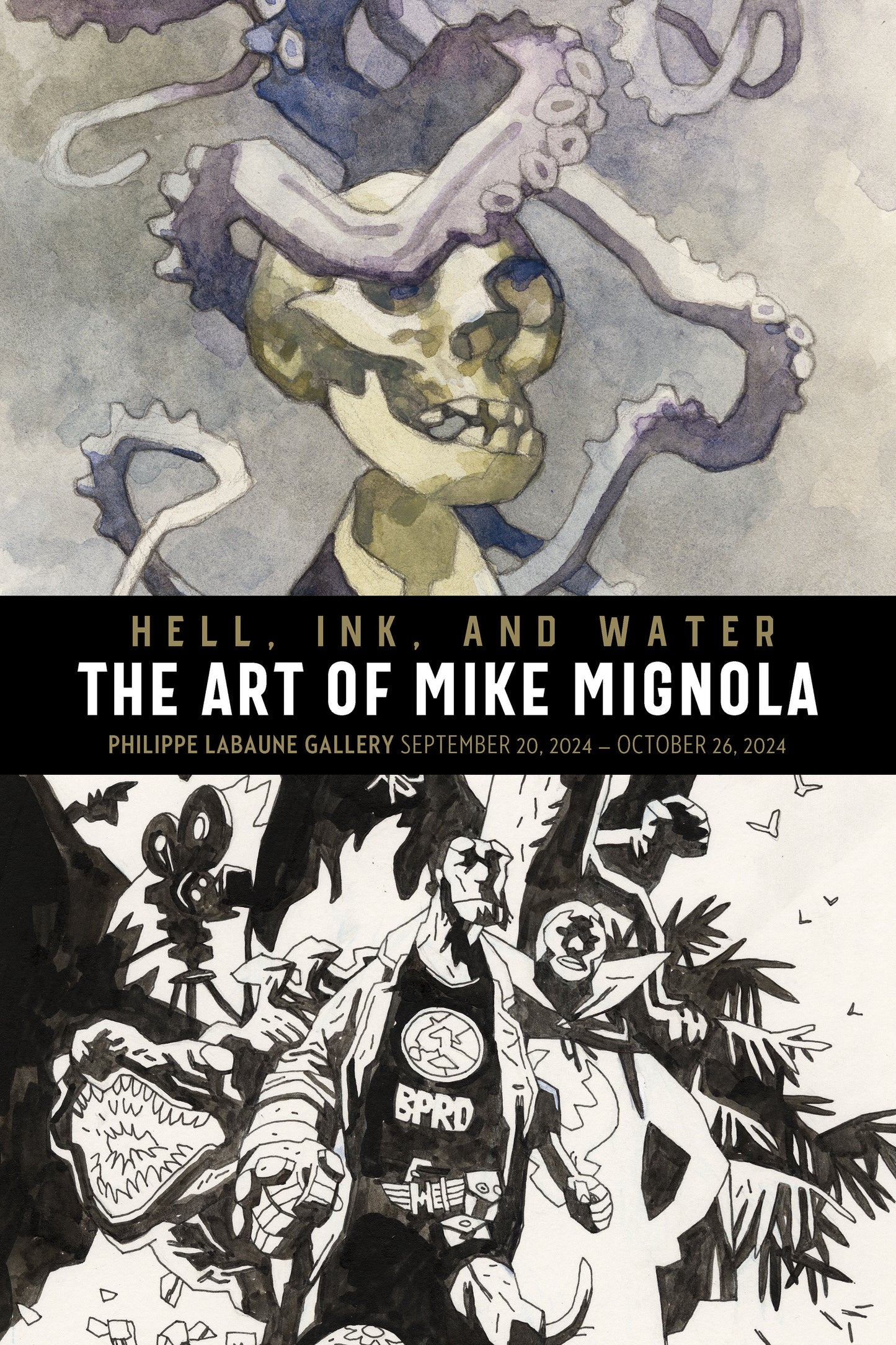 Hell, Ink & Water: The Art of Mike Mignola - Release Date: 10/15/24