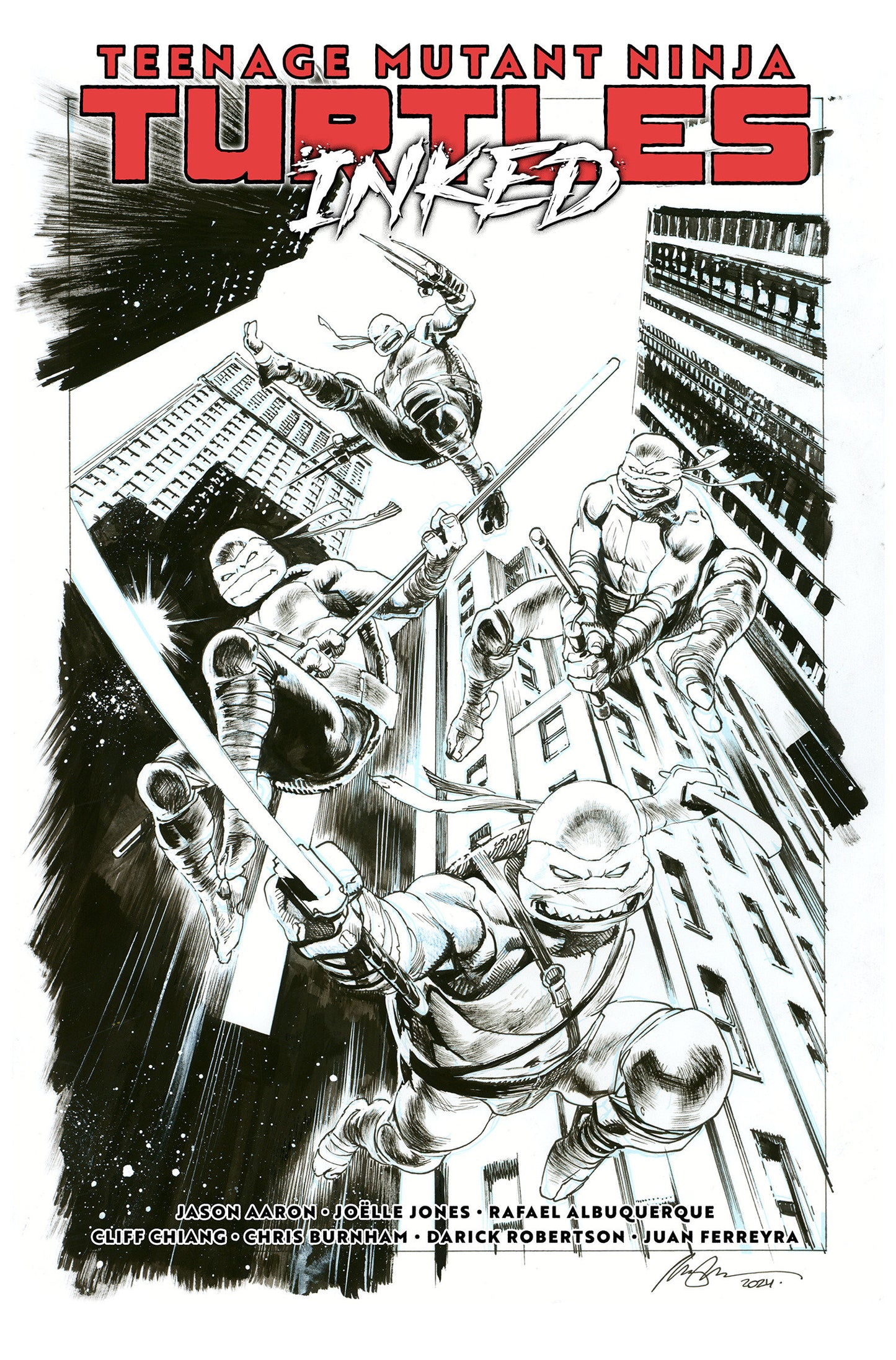 Teenage Mutant Ninja Turtles, Vol. 1: Return to New York—Inked Deluxe Edition - Release Date: 10/07/2025
