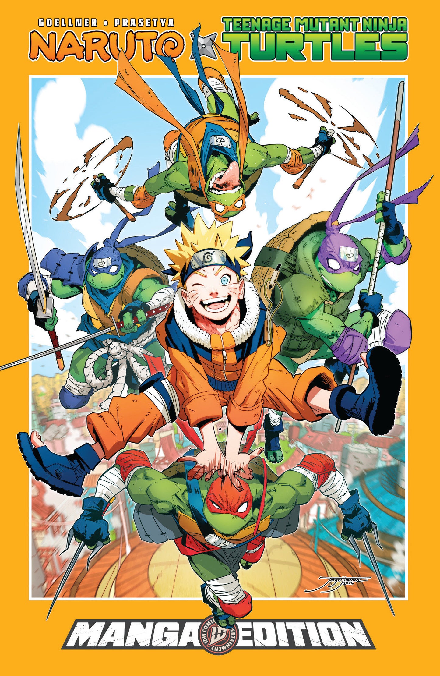 Naruto x Teenage Mutant Ninja Turtles--Manga Style Edition ISBN: 9798887245386 - FOC DATE: 9/20/26 - Release Date: 10/27/26