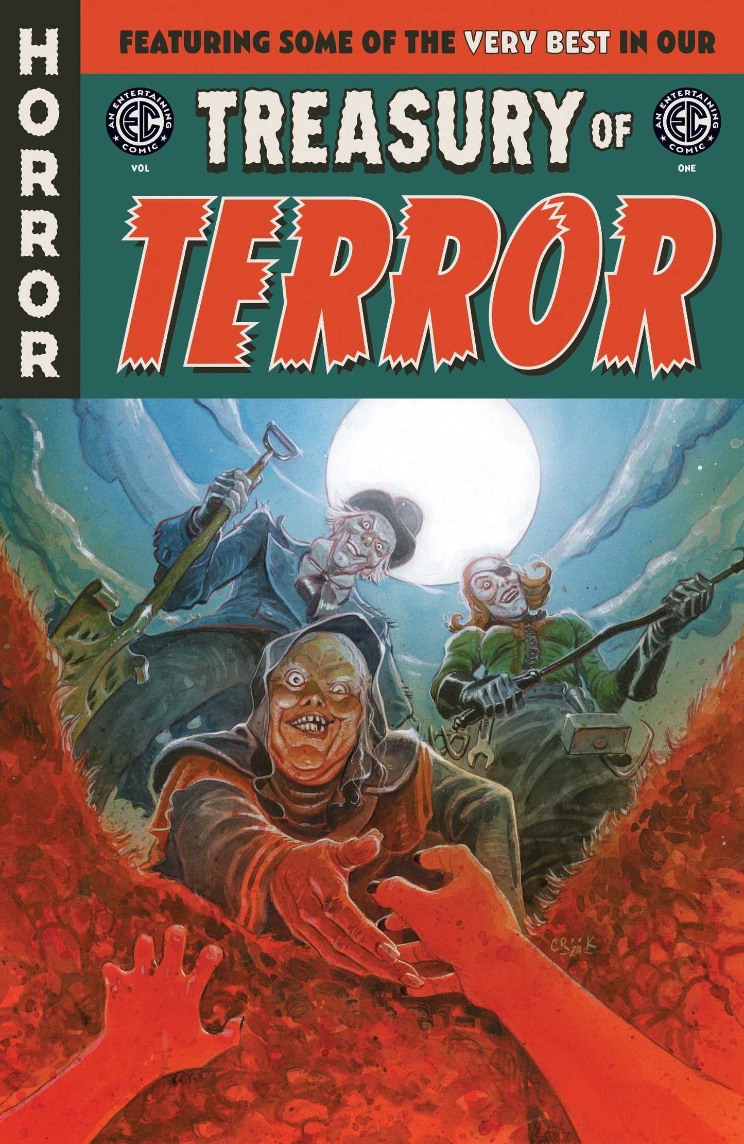 The EC Comics Treasury of Terror Vol. 1 ISBN: 9798894883106 - FOC DATE: 8/16/26 - Release Date: 9/8/26